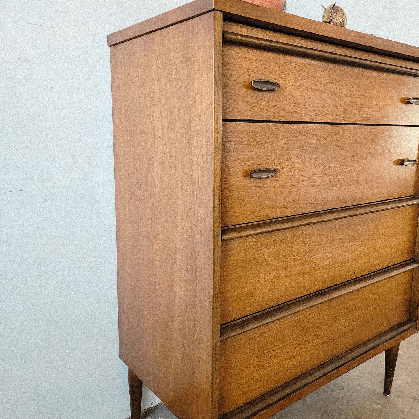 Vintage Mid Century Bassett Tallboy Dresser - Reclaimed Mt. Goods
