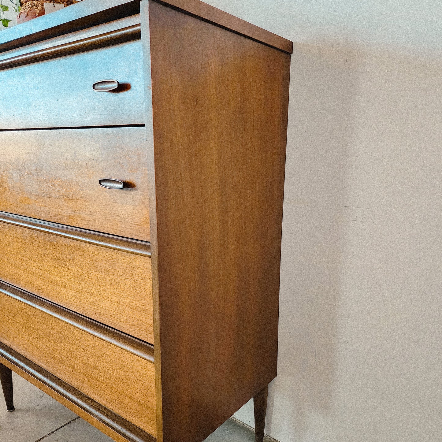 Vintage Mid Century Bassett Tallboy Dresser - Reclaimed Mt. Goods