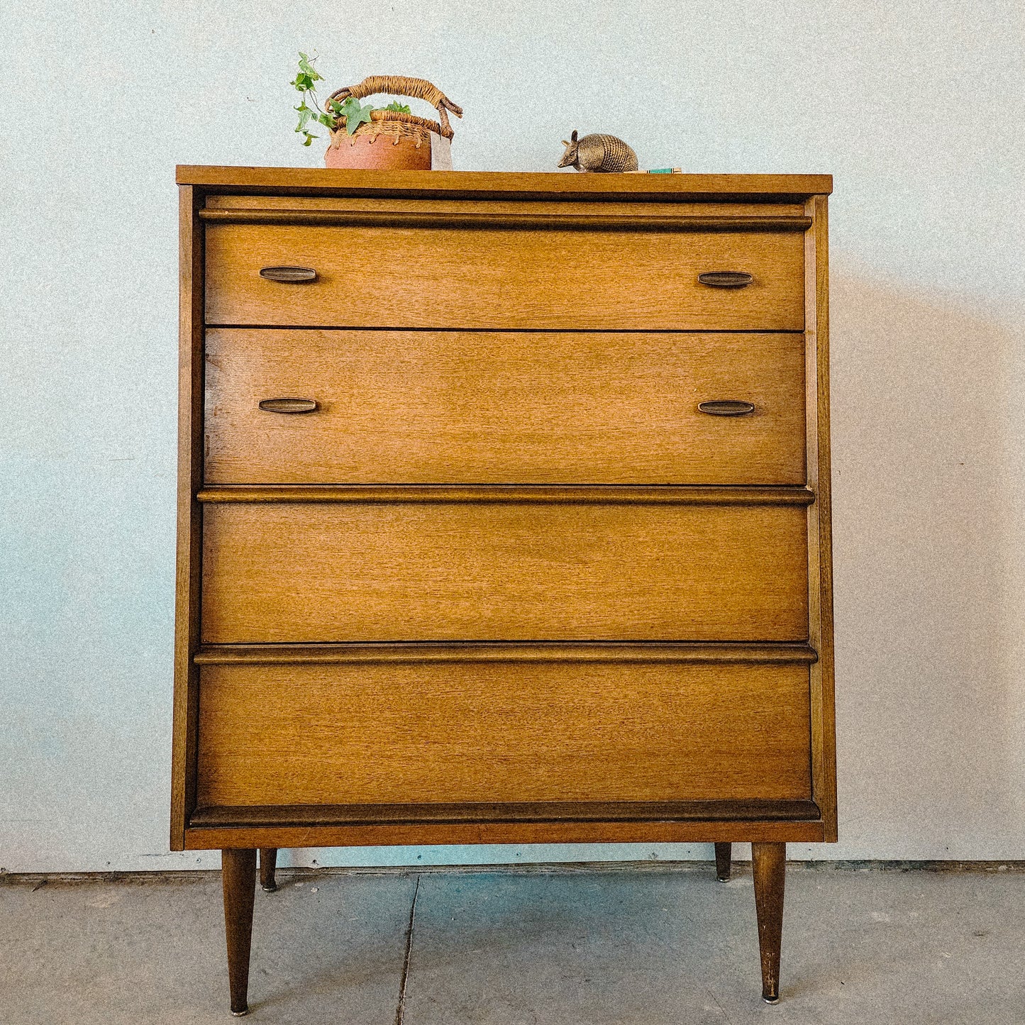 Vintage Mid Century Bassett Tallboy Dresser - Reclaimed Mt. Goods