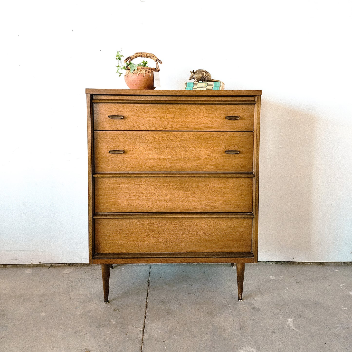 Vintage Mid Century Bassett Tallboy Dresser - Reclaimed Mt. Goods
