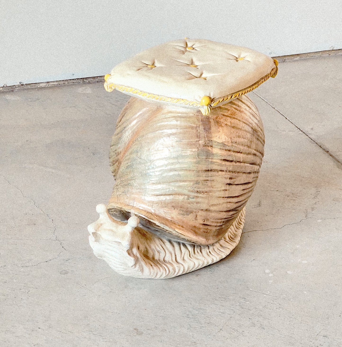 Stunning Vintage Hollywood Regency Era Snail Plant Stand - Reclaimed Mt. Goods