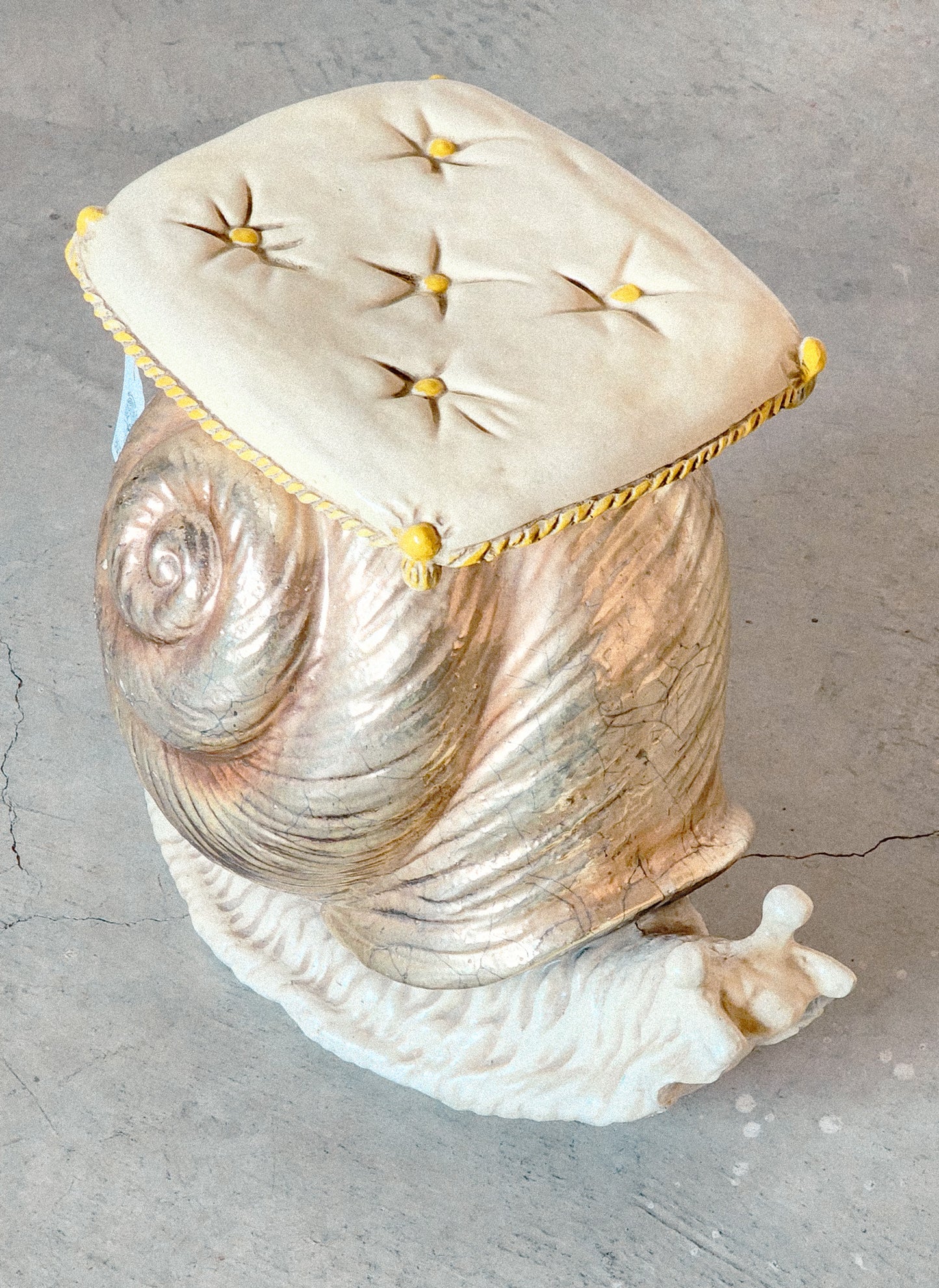 Stunning Vintage Hollywood Regency Era Snail Plant Stand - Reclaimed Mt. Goods