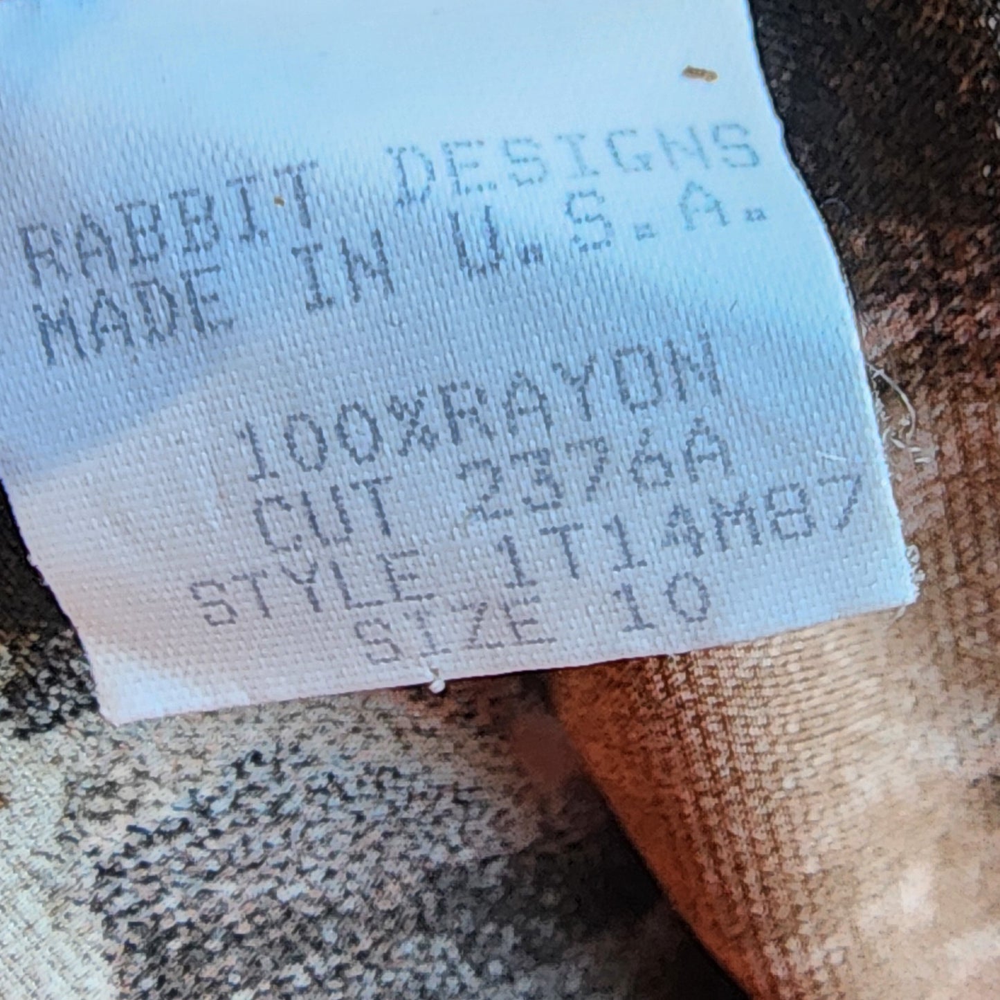 Vintage Y2K Rabbit Rabbit Asymmetrical Dress (10) - Reclaimed Mt. Goods