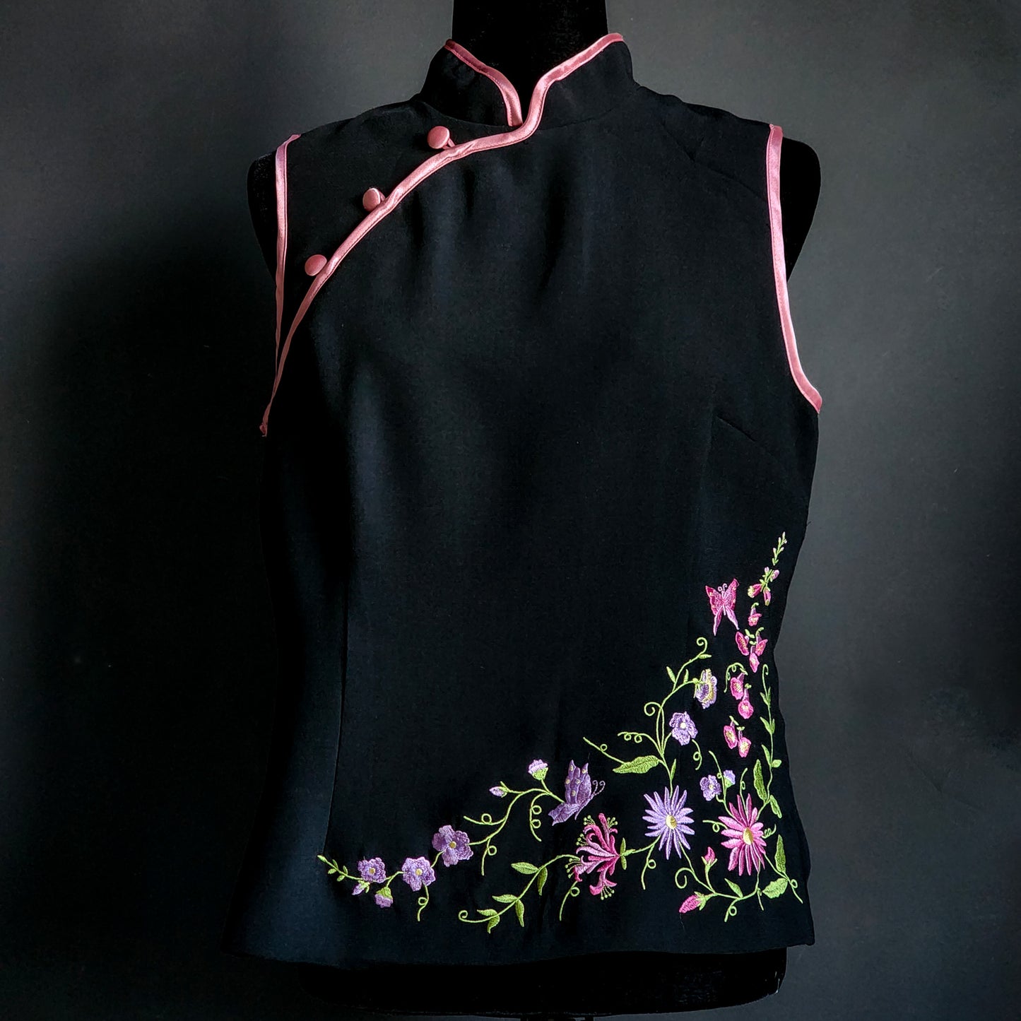 Vintage Y2K Embroidered Satin Top (12P) - Reclaimed Mt. Goods