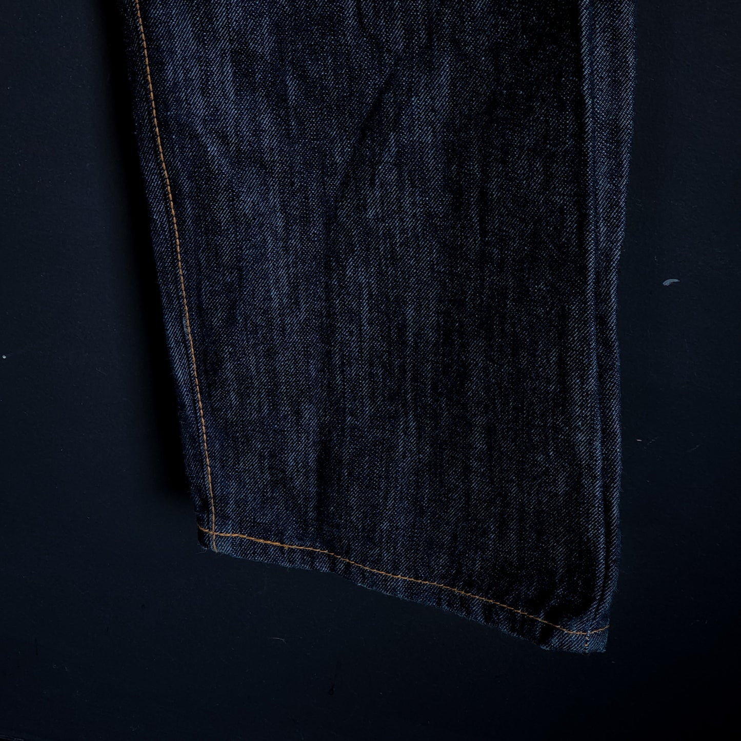 Rare Vintage Japanese "Evisu" Embroidered Koi Fish Wide Legged Y2K Baggy Denim Jeans (34x34) - Reclaimed Mt. Goods