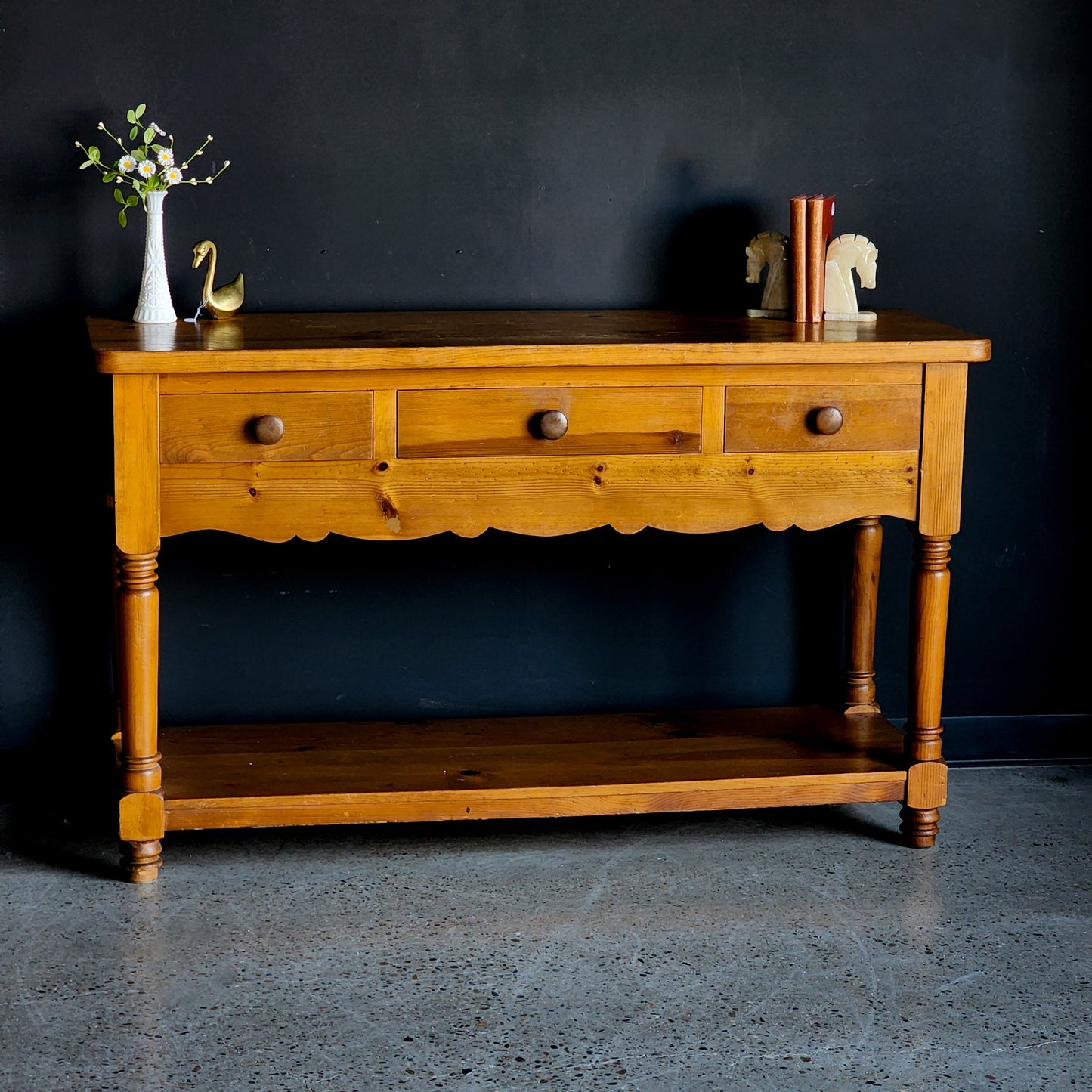XL Vintage Pine Serving/Sideboard Table - Reclaimed Mt. Goods