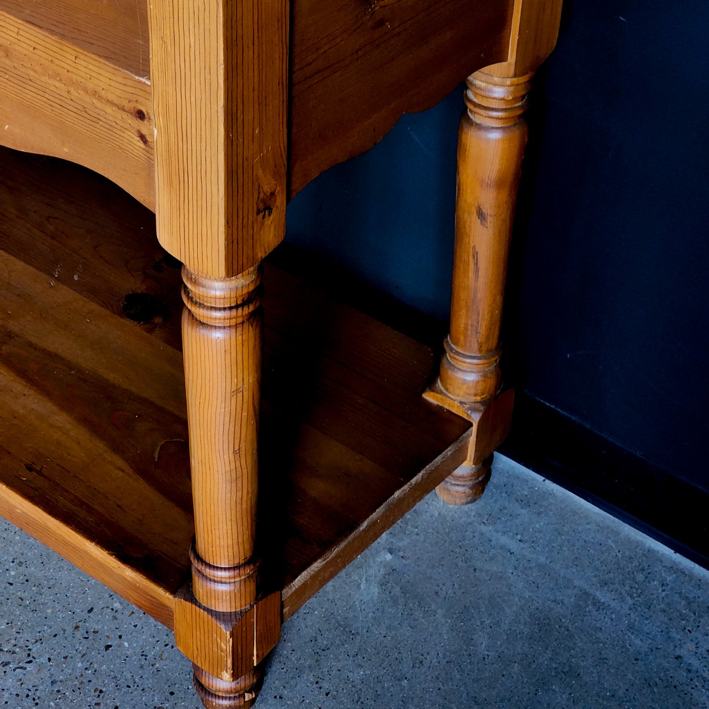 XL Vintage Pine Serving/Sideboard Table - Reclaimed Mt. Goods