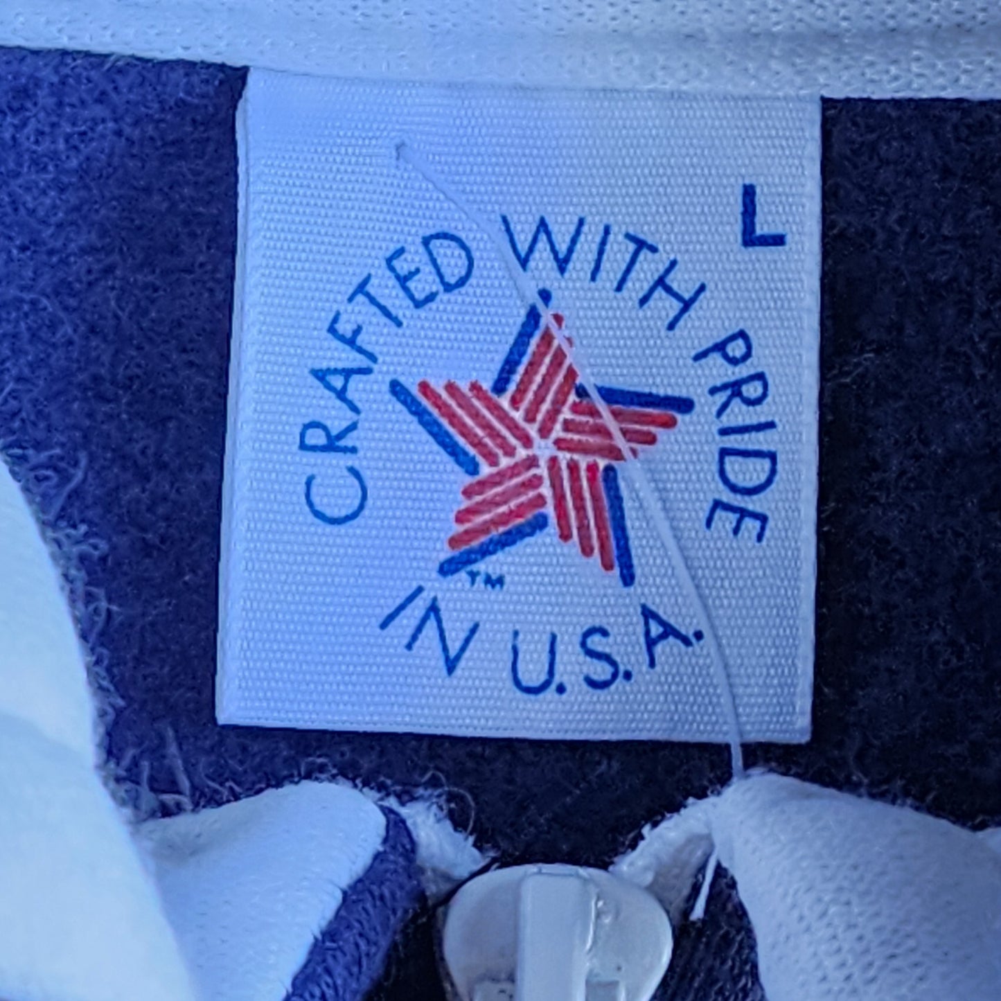 Vintage Navy & White SF Sweater (L) - Reclaimed Mt. Goods