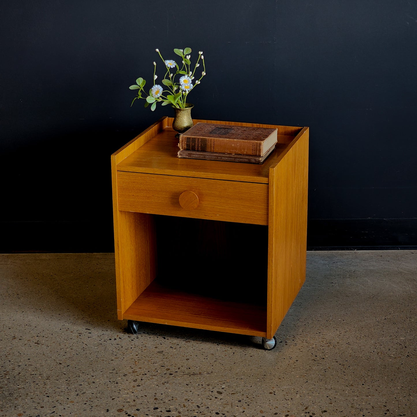 Mid Century Danish Teak Nightstand - Reclaimed Mt. Goods