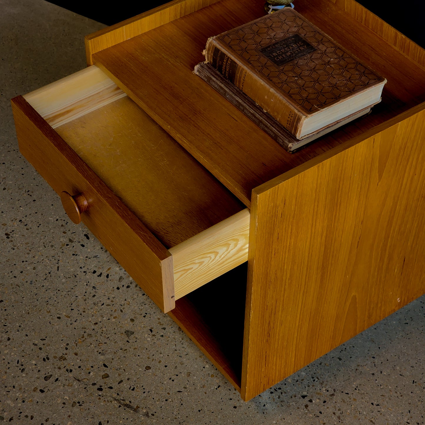 Mid Century Danish Teak Nightstand - Reclaimed Mt. Goods