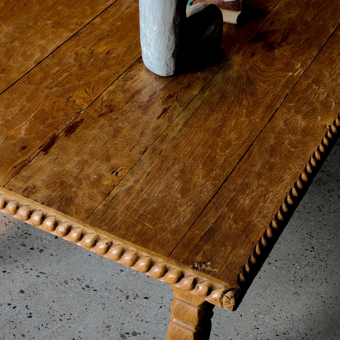 Antique Handmade & Handcarved Pine Coffee Table - Reclaimed Mt. Goods
