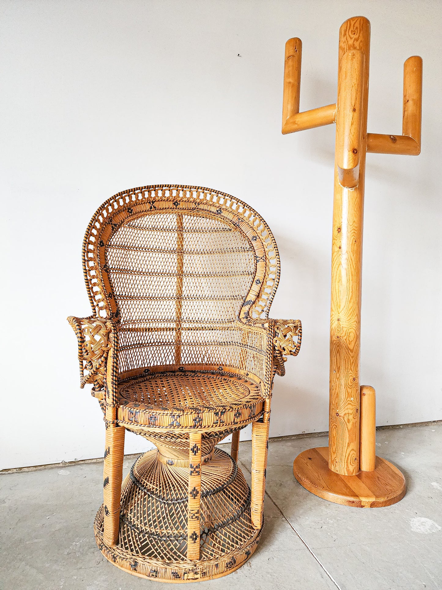 Vintage Adult Size Peacock Chair - Reclaimed Mt. Goods