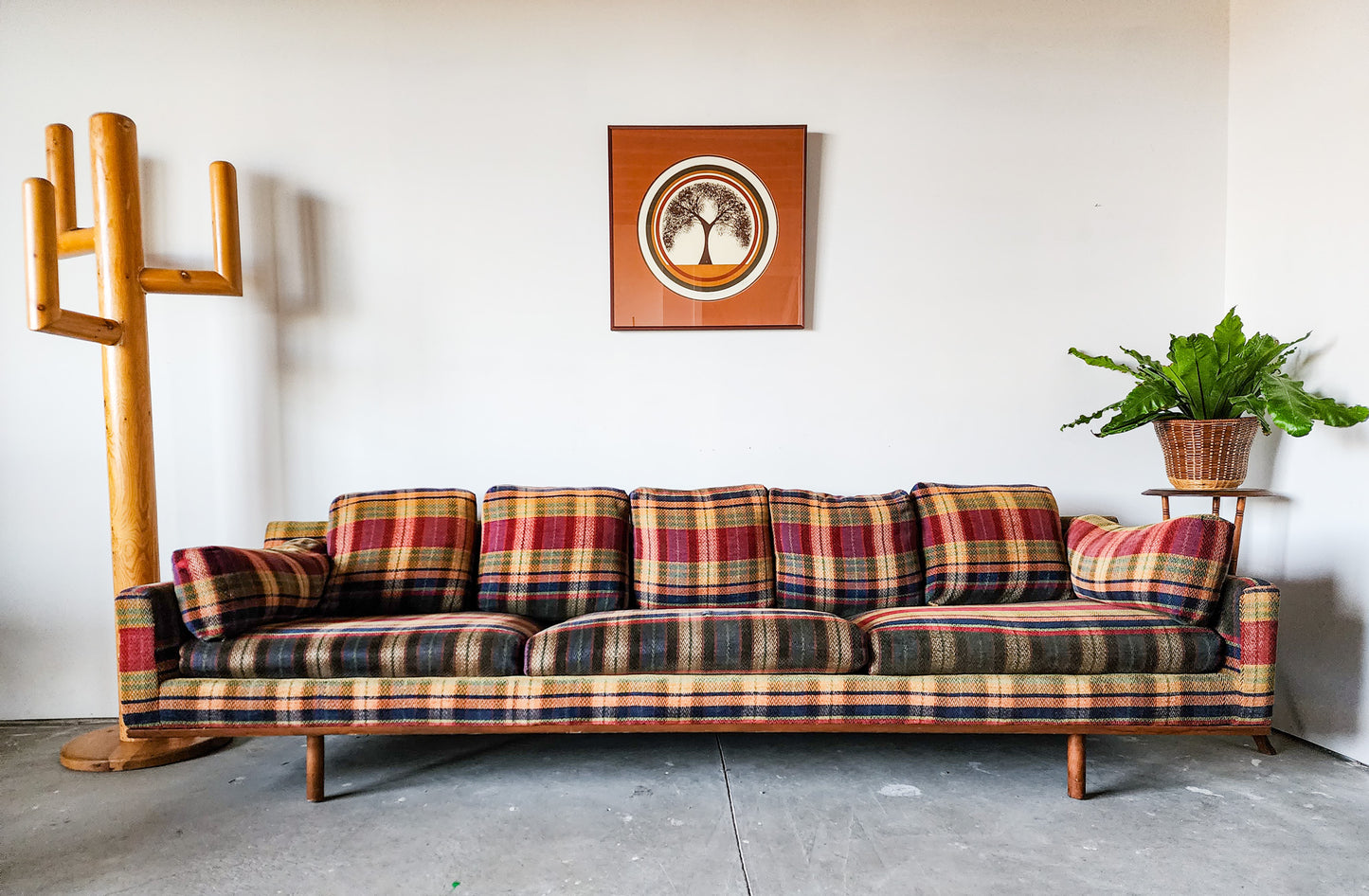 Vintage Walnut Base Sofa by Metropolitan Furniture of San Francisco - Reclaimed Mt. Goods