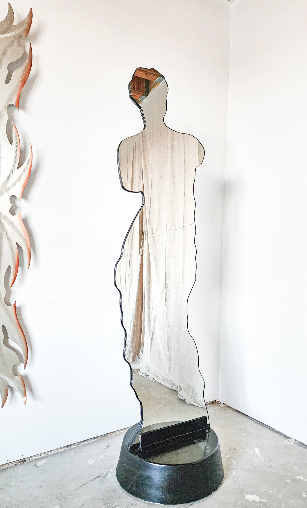 Vintage Venus De Milo Double-Sided Standing Floor Mirror - Reclaimed Mt. Goods
