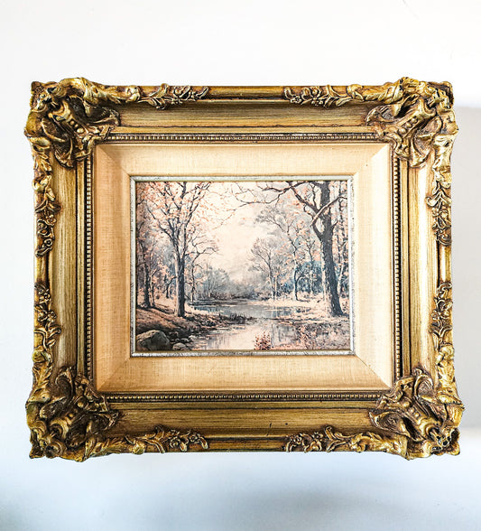 Vintage Ornate Framed Forest Print - Reclaimed Mt. Goods