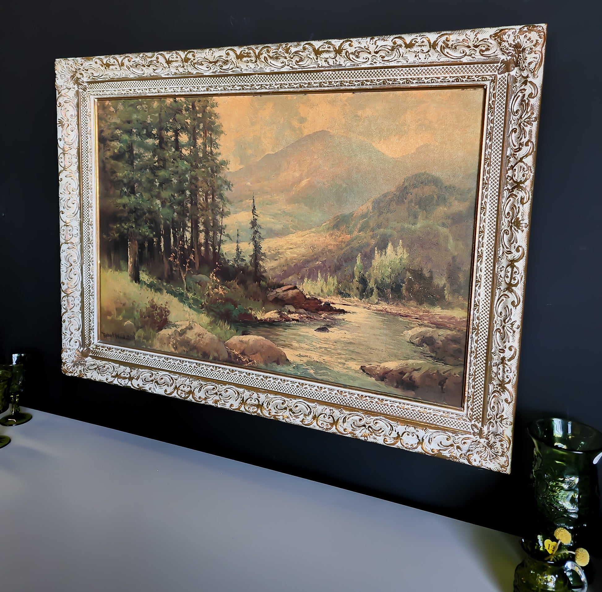 Vintage Ornate Framed Forest Print - Reclaimed Mt. Goods