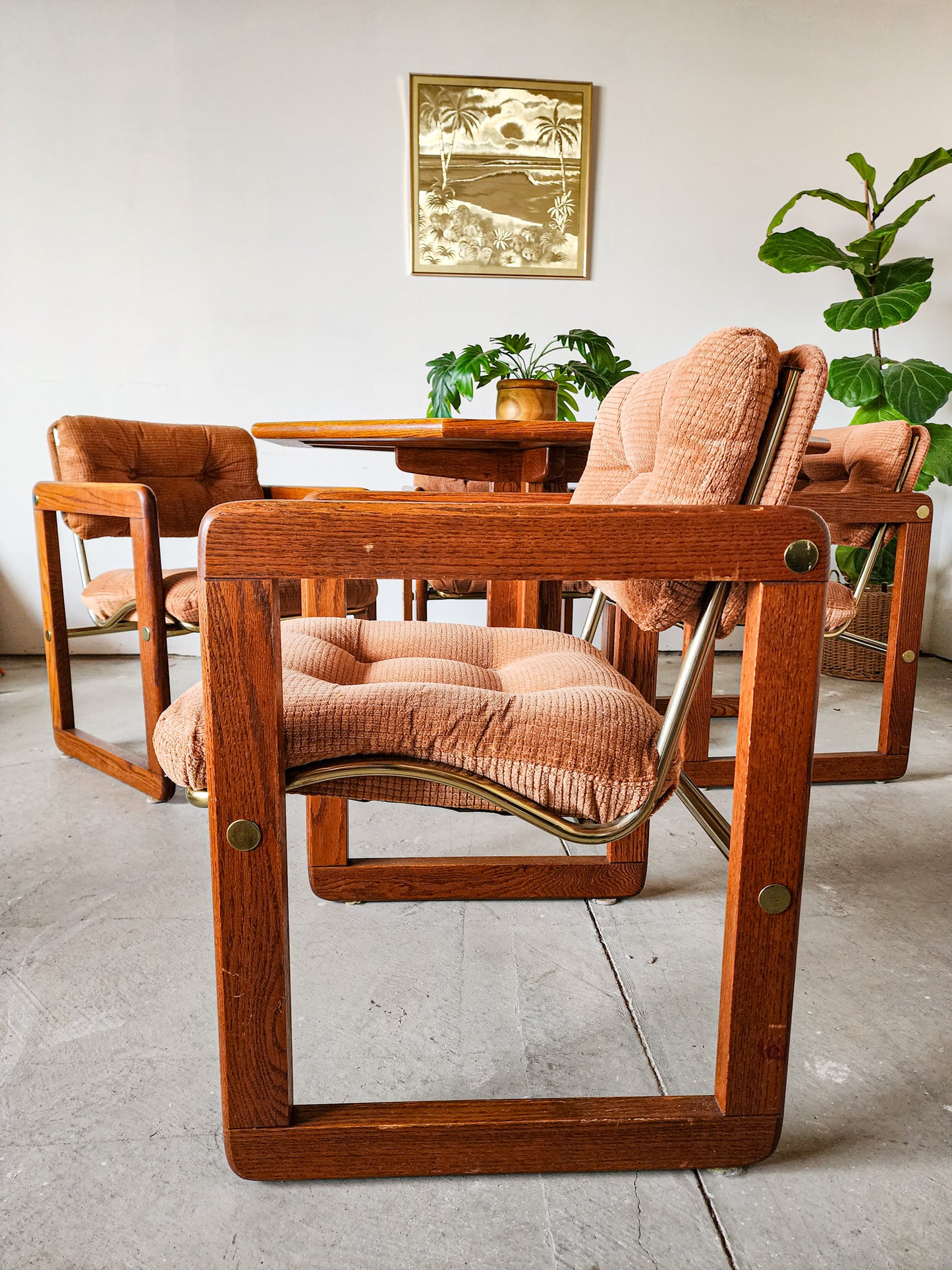 Beautiful Mid Century Dining Table & Chairs - Reclaimed Mt. Goods