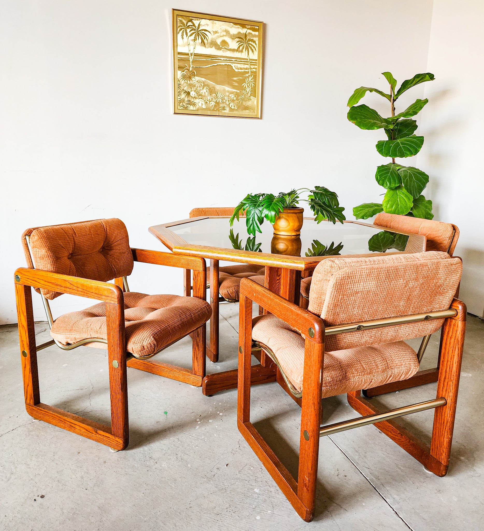 Beautiful Mid Century Dining Table & Chairs - Reclaimed Mt. Goods