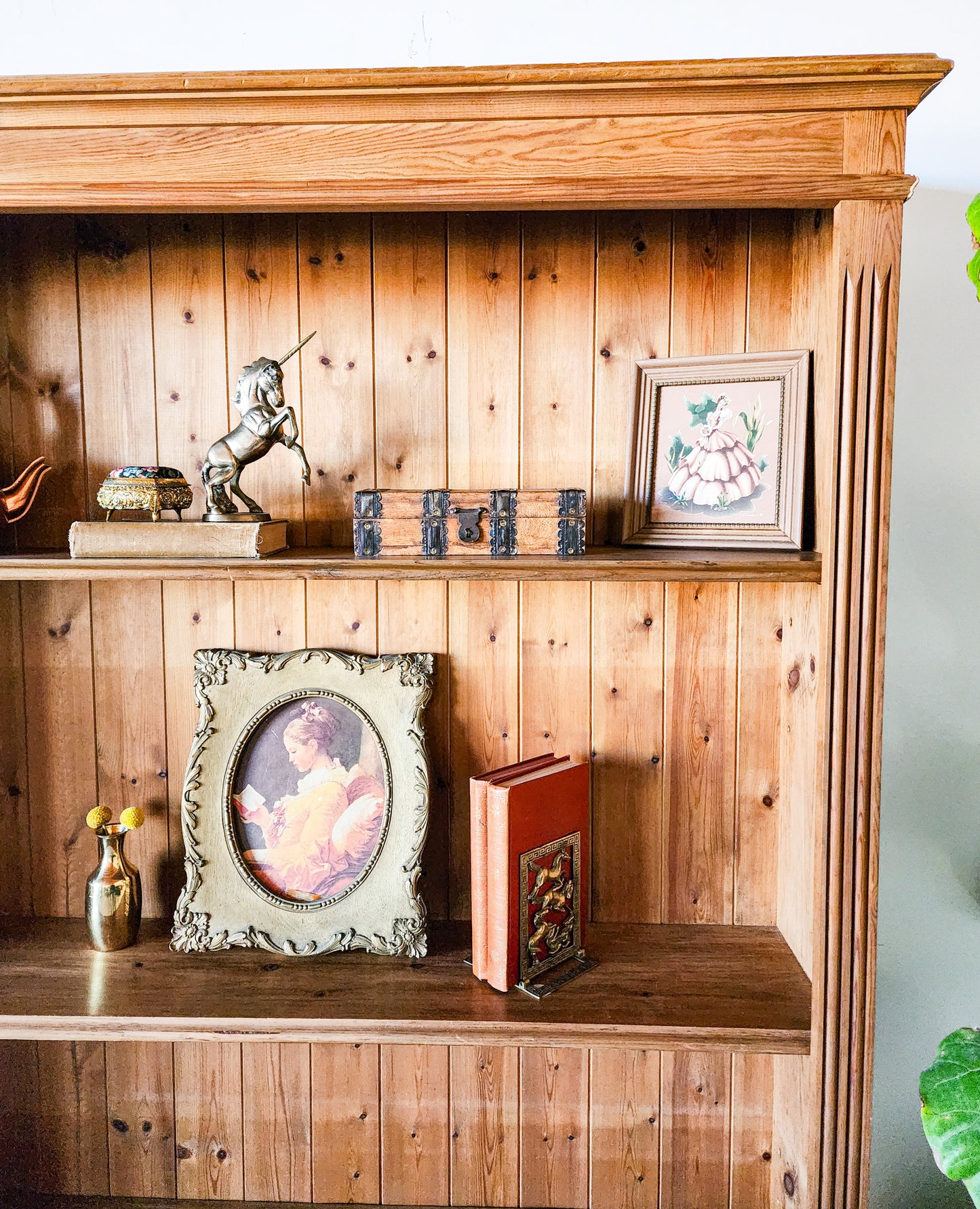 Vintage Hand Crafted English Pine Bookshelf - Reclaimed Mt. Goods