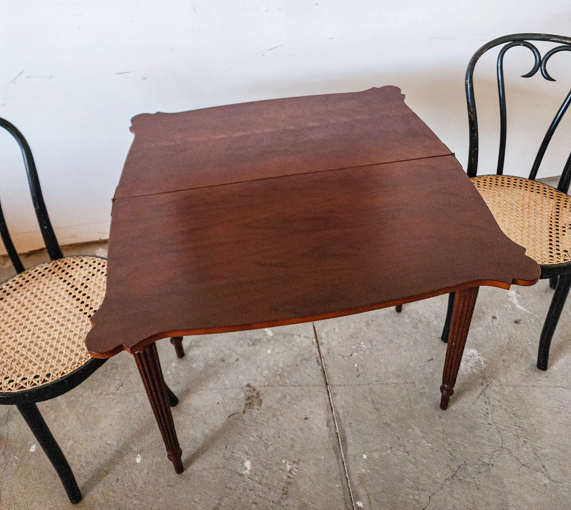 Antique Mahogany Folding Desk/Dinette - Reclaimed Mt. Goods