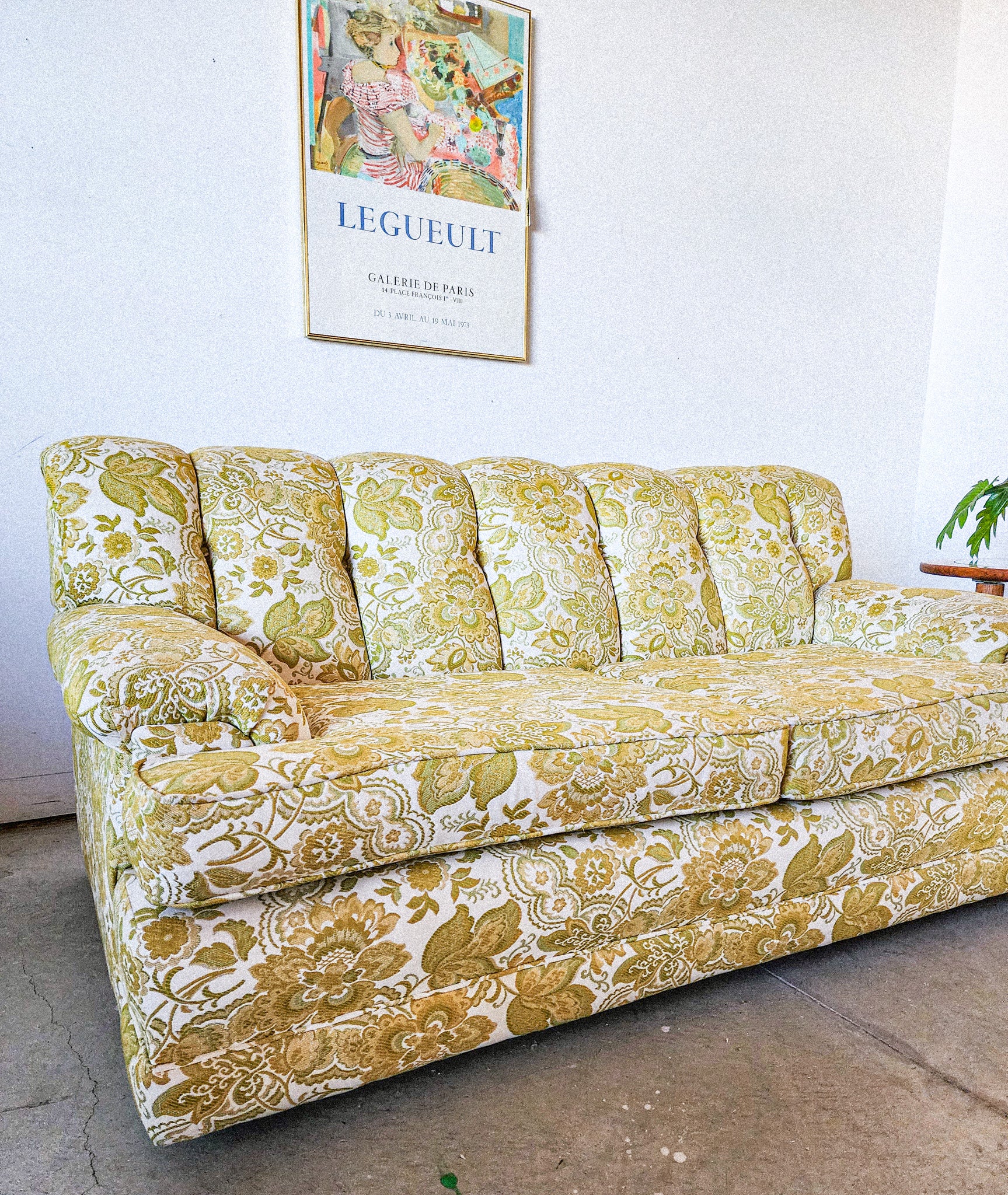 1970s Vintage Patterned Sofa - Reclaimed Mt. Goods