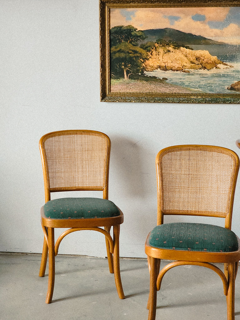 Vintage Bentwood Honey Blonde Style Dining Chairs - Reclaimed Mt. Goods