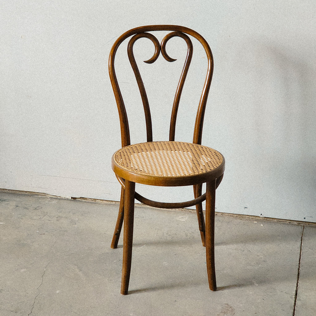 Vintage Caned Thonet Bentwood Style Dining Chair - Reclaimed Mt. Goods