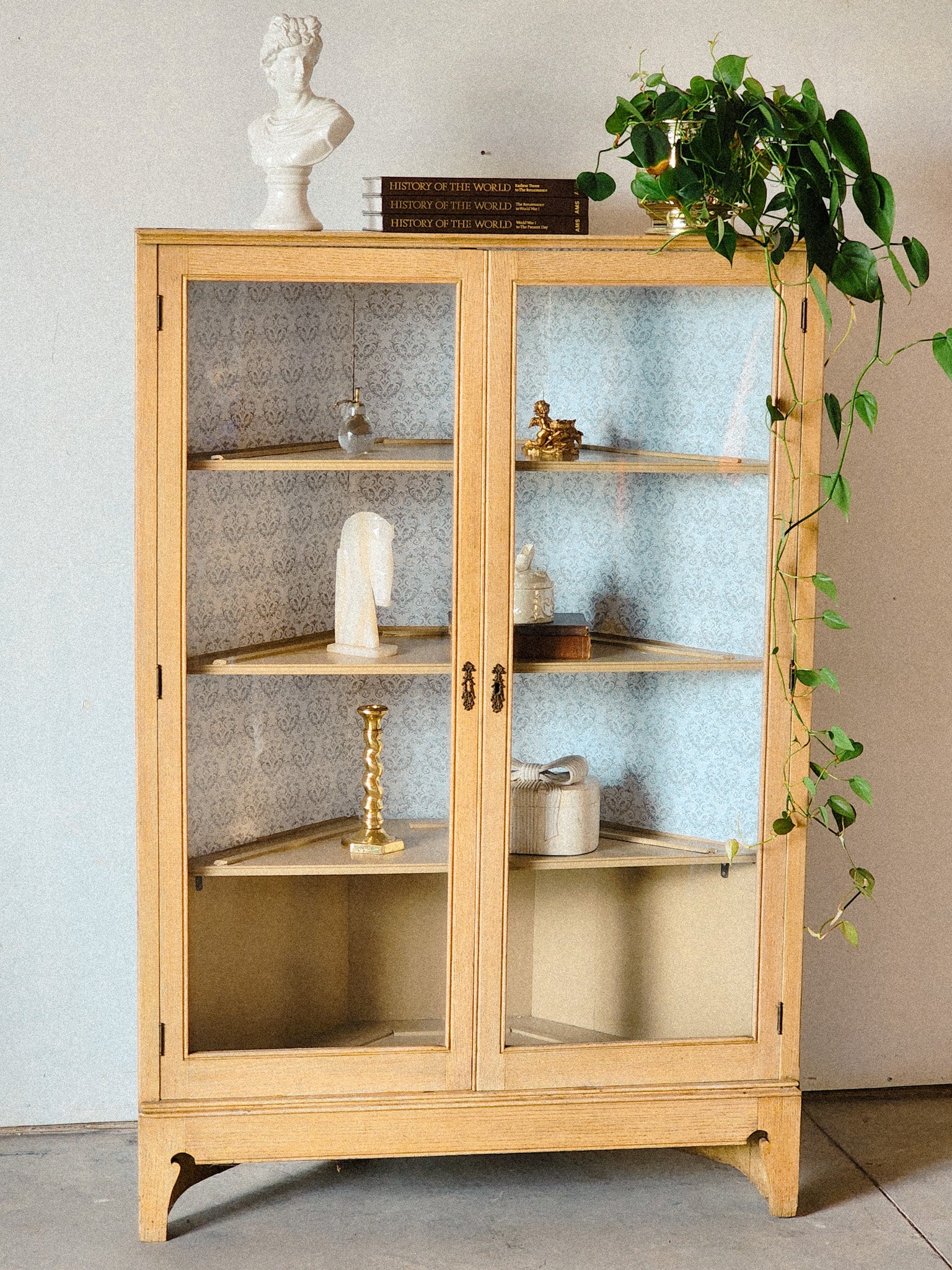 Antique Pine Corner Cabinet - Reclaimed Mt. Goods