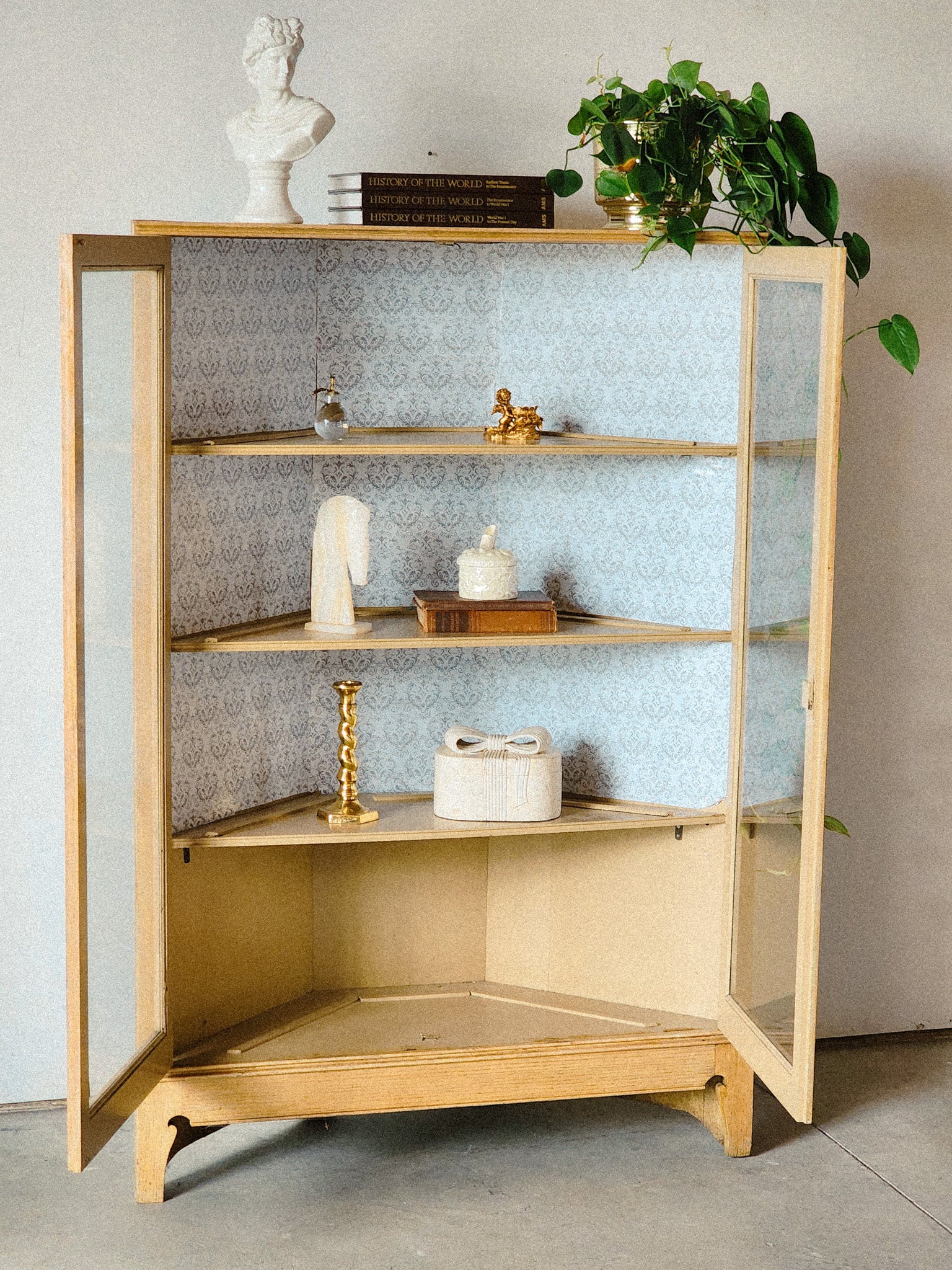 Antique Pine Corner Cabinet - Reclaimed Mt. Goods