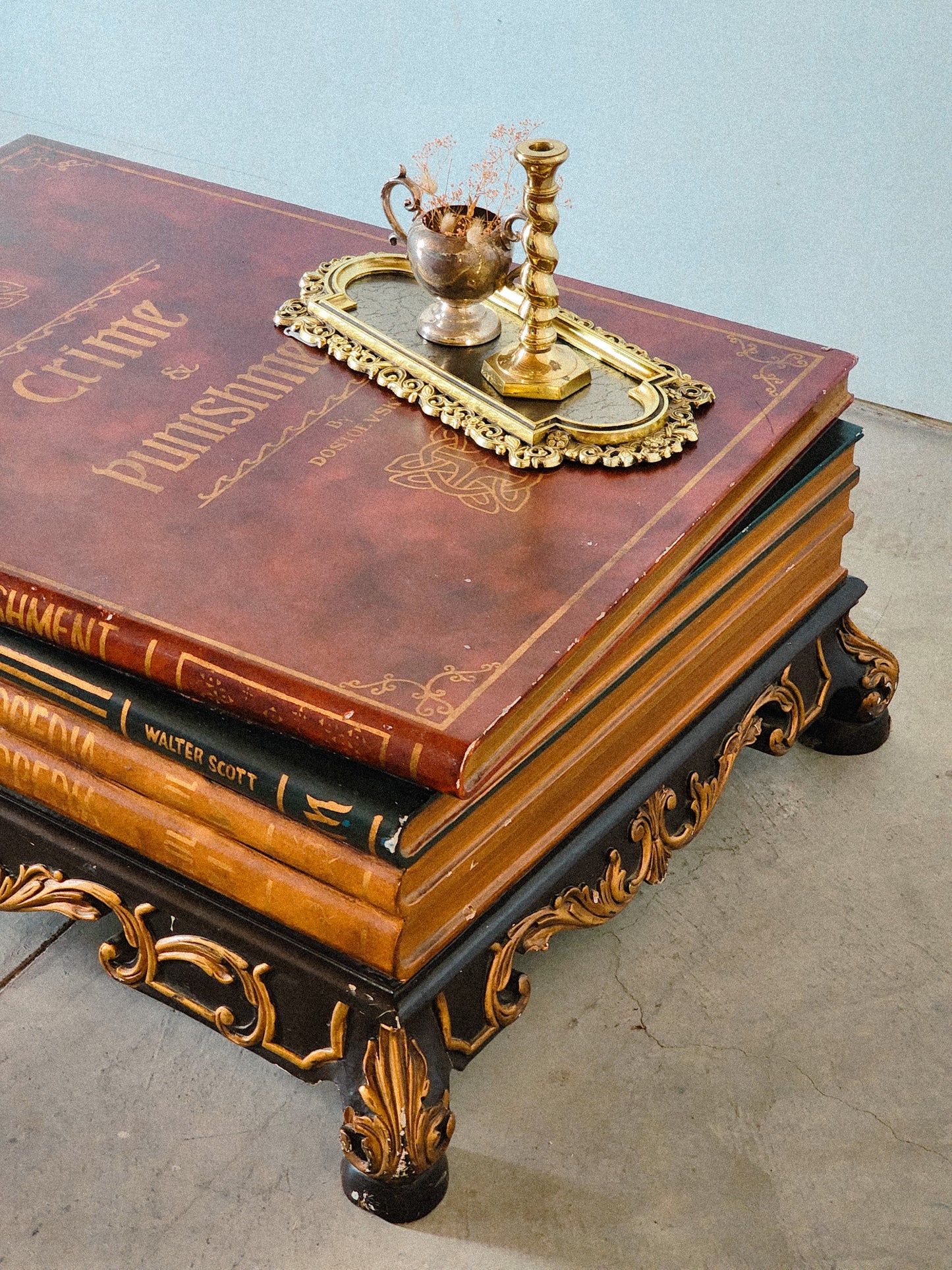 Vintage Stack of Books Coffee Table - Reclaimed Mt. Goods