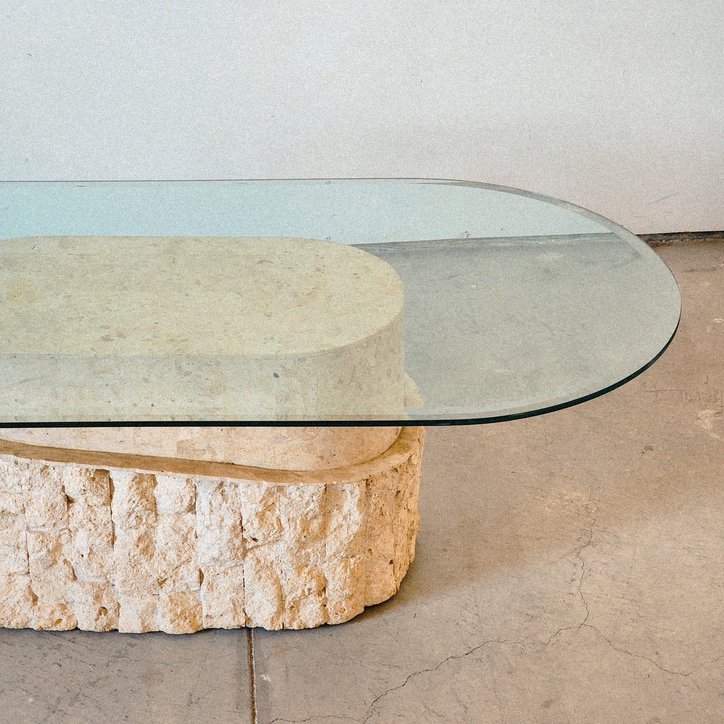 Postmodern Tessellated Stone Coffee Table - Reclaimed Mt. Goods