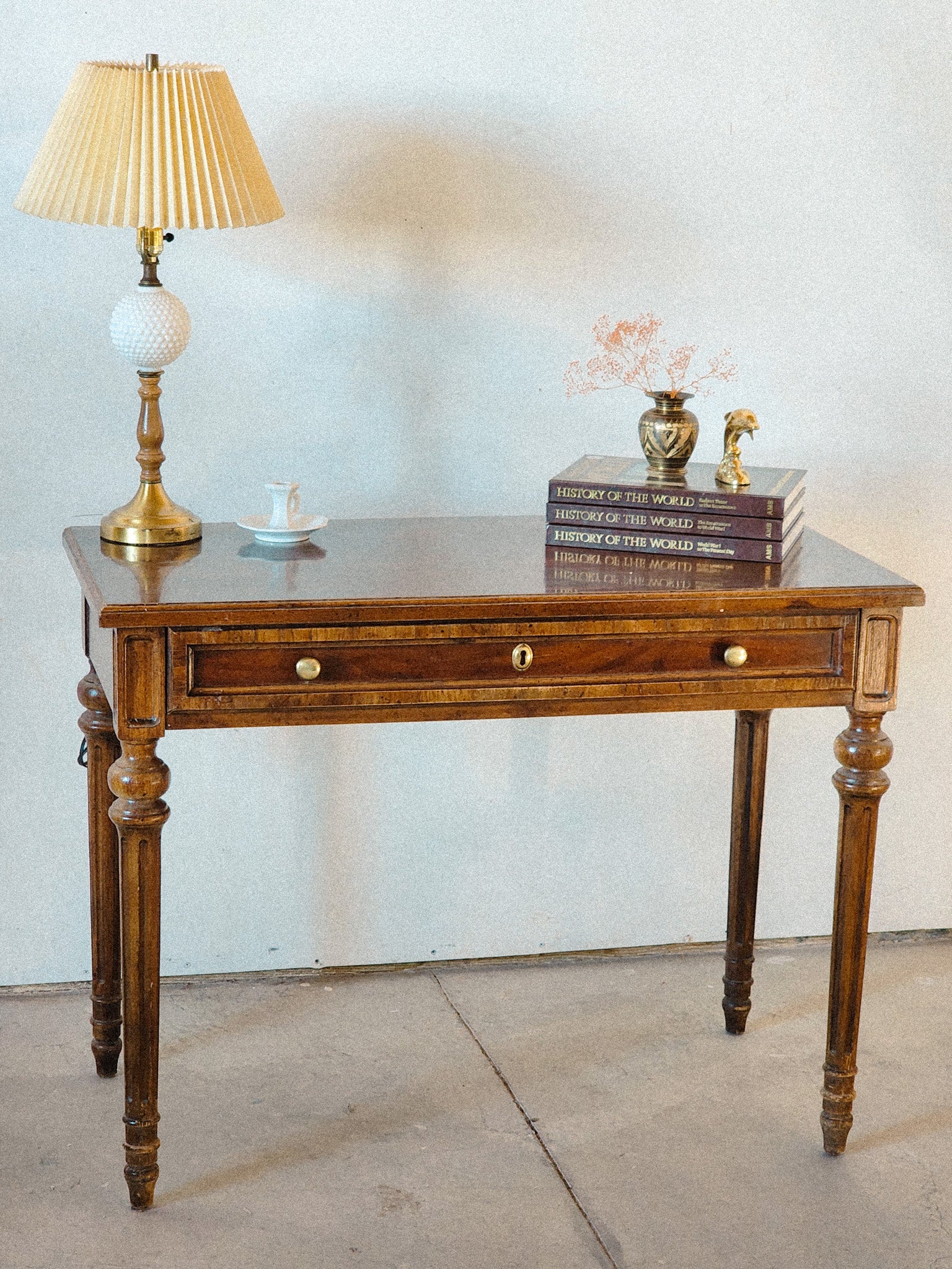 Vintage Walnut American of Martinsville Desk - Reclaimed Mt. Goods