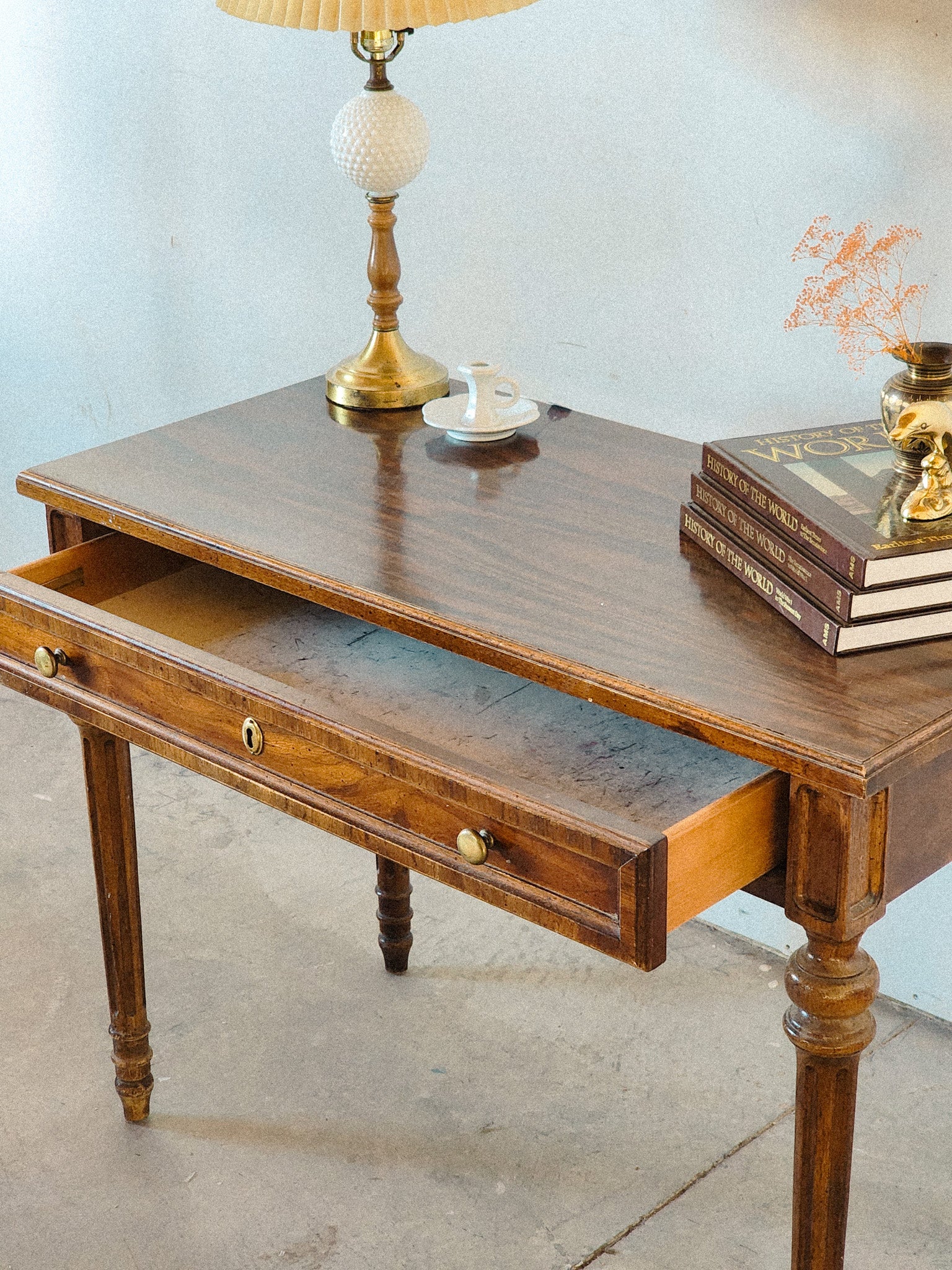 Vintage Walnut American of Martinsville Desk - Reclaimed Mt. Goods