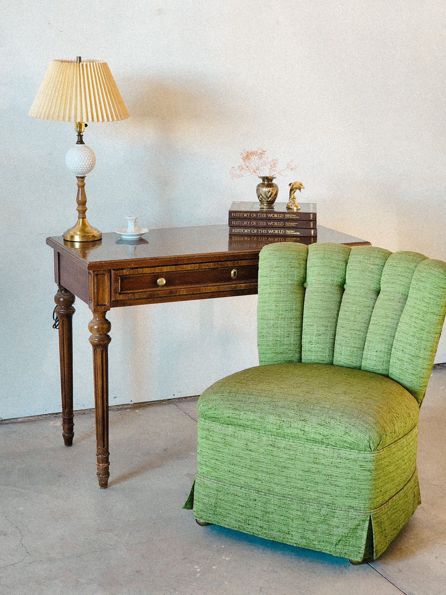 Vintage Walnut American of Martinsville Desk - Reclaimed Mt. Goods