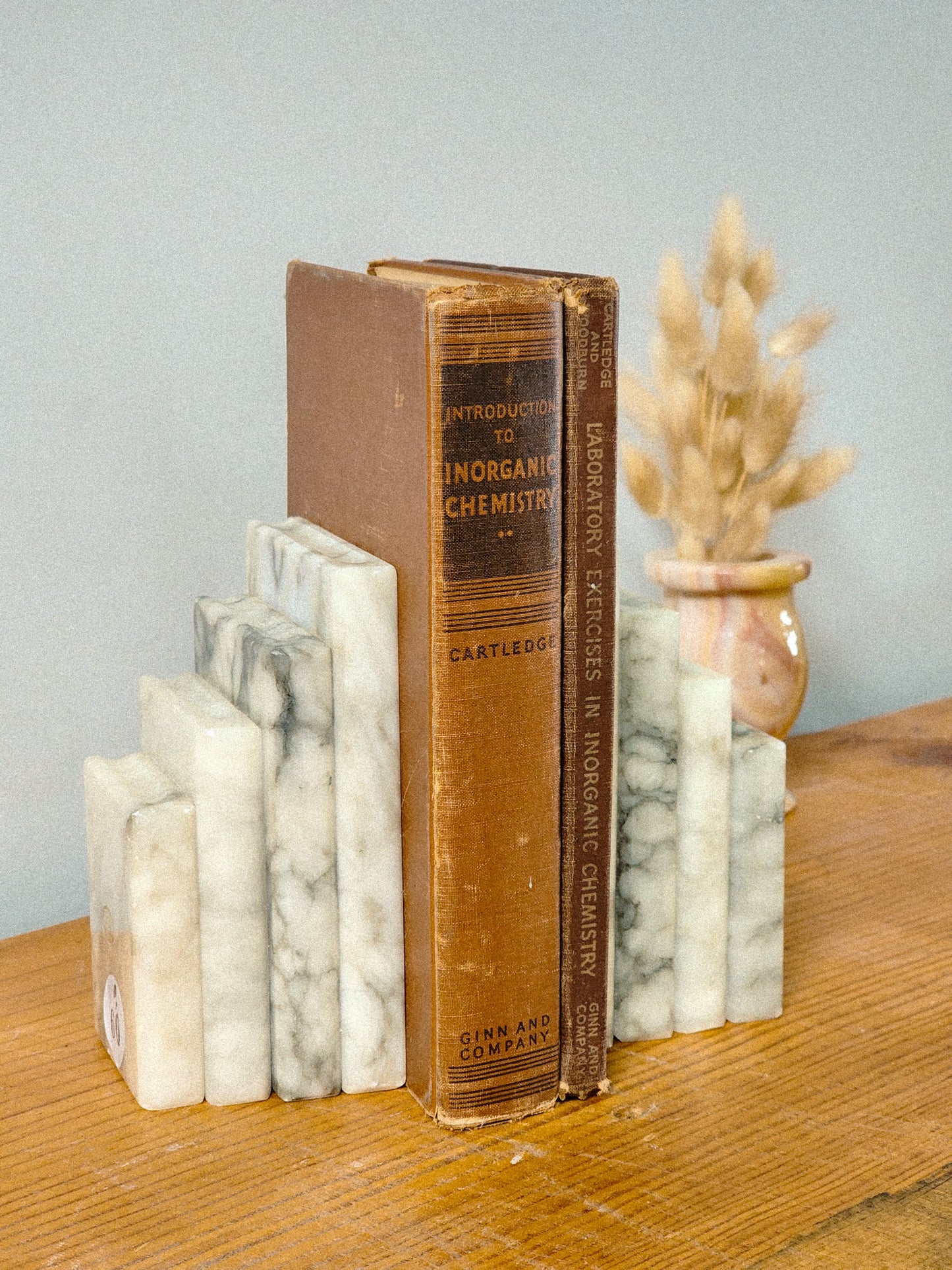 Vintage Marble Book Bookends - Reclaimed Mt. Goods