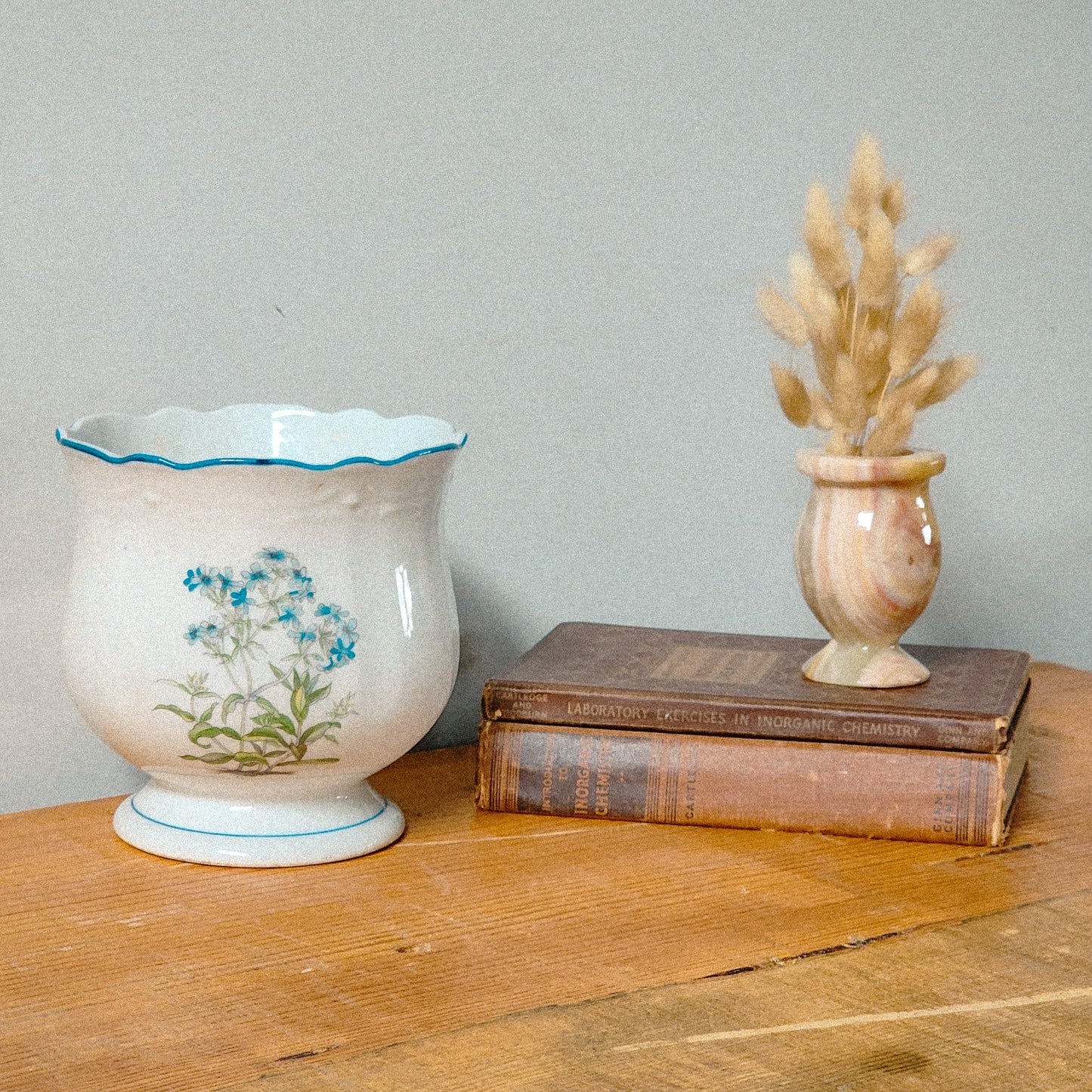Vintage Double Sided Ceramic Planter - Reclaimed Mt. Goods