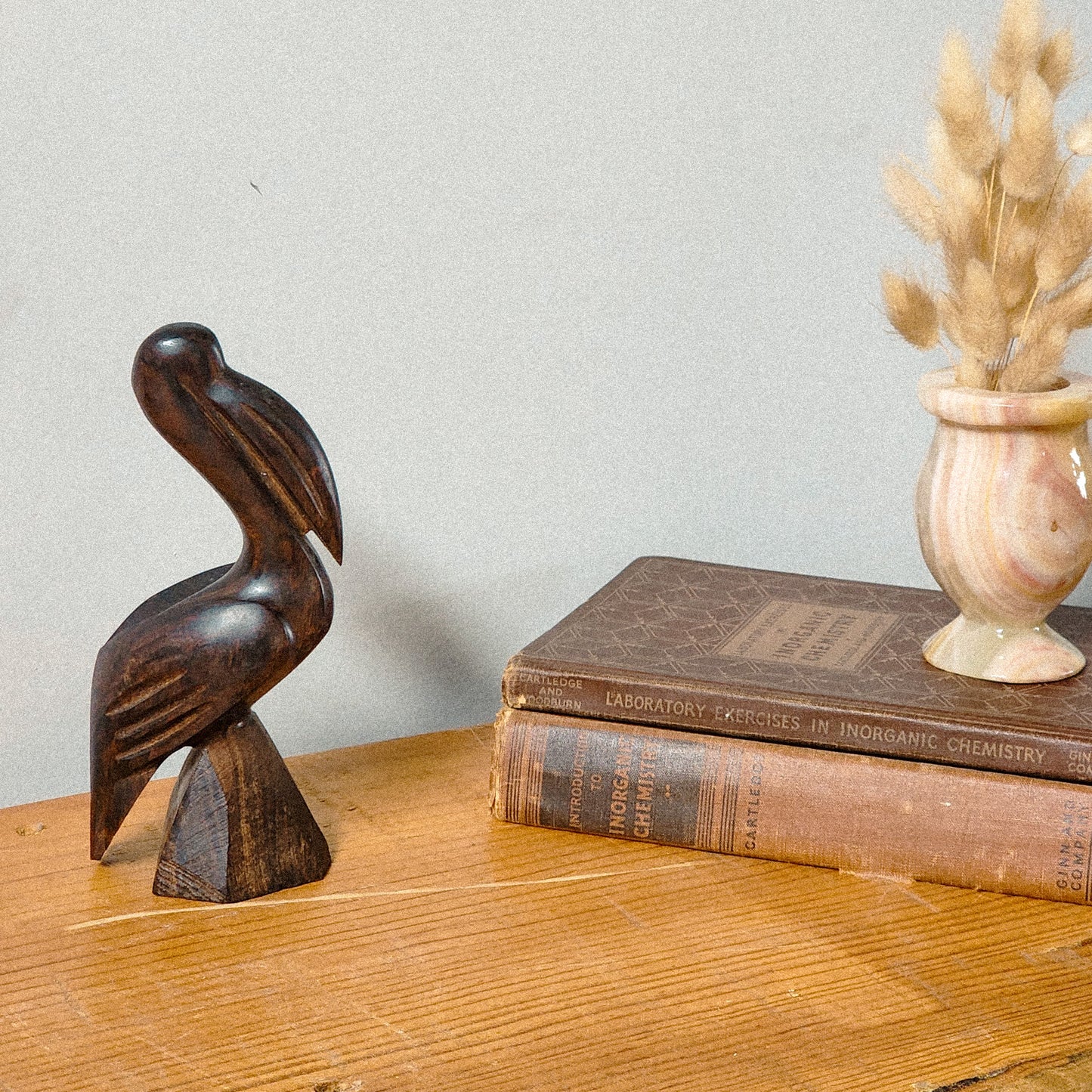 Wooden Hand Carved Pelican - Reclaimed Mt. Goods