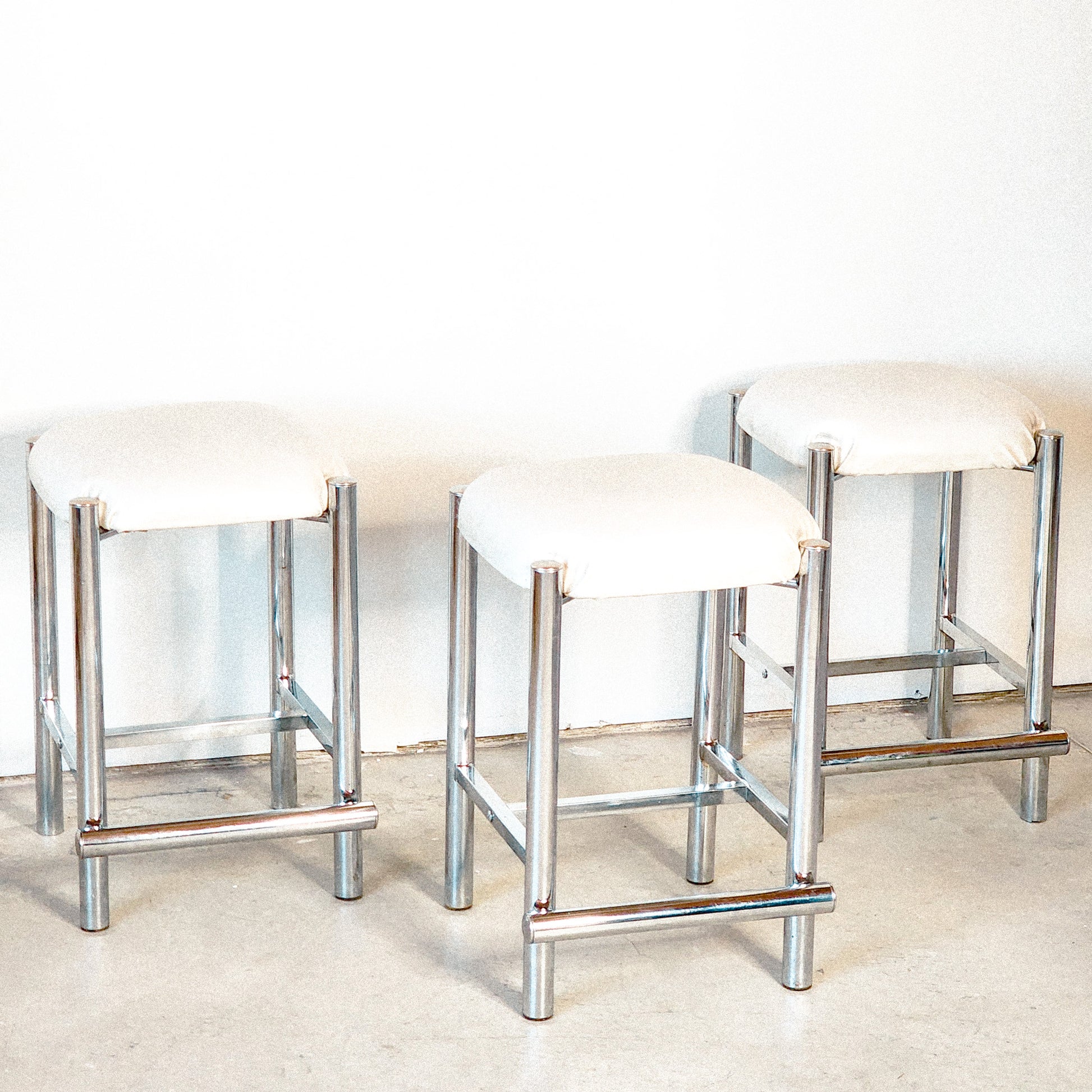 1970s Chrome & Vinyl Barstool - Reclaimed Mt. Goods