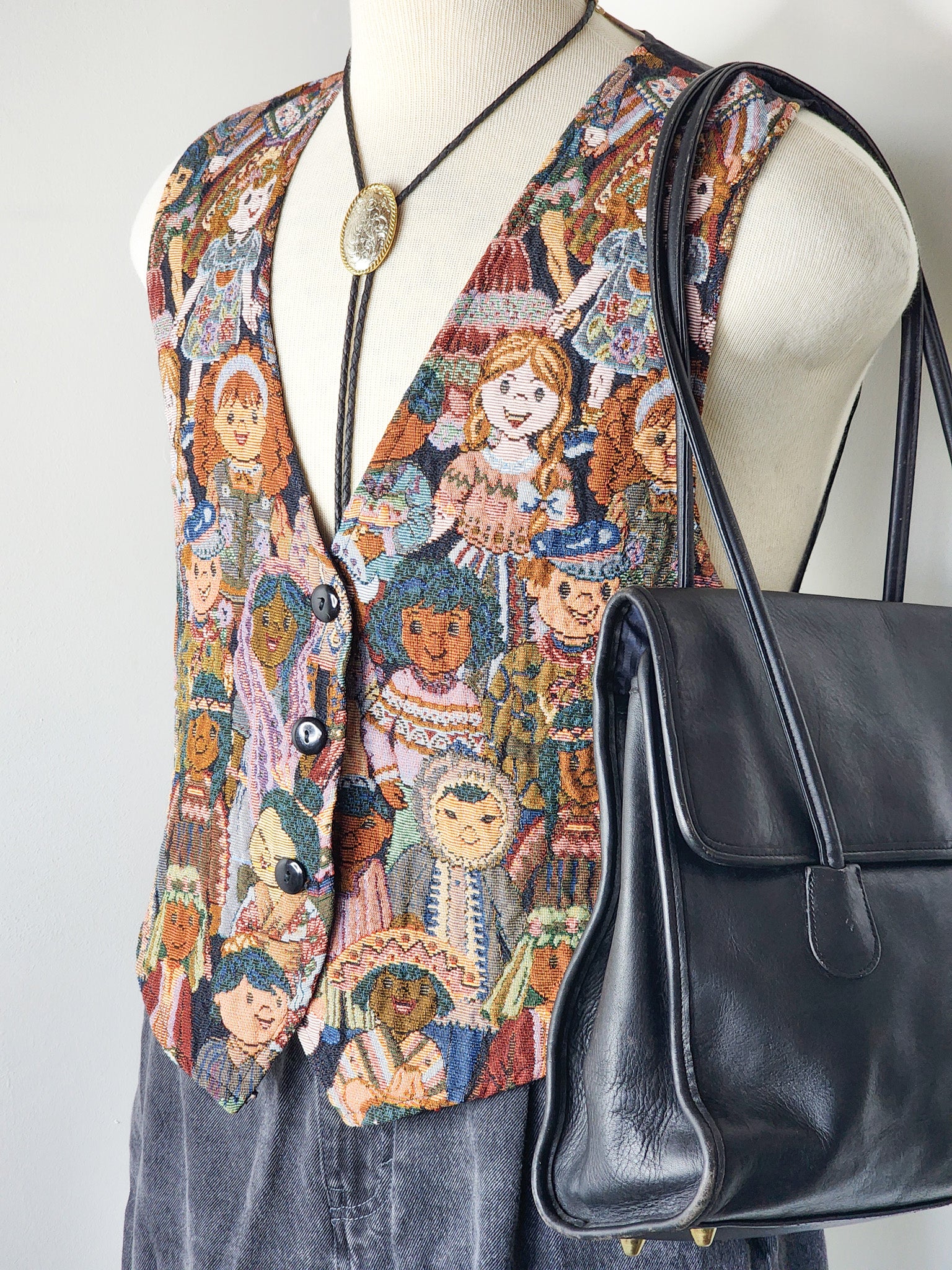 Vintage Facest People Tapestry Vest - Reclaimed Mt. Goods