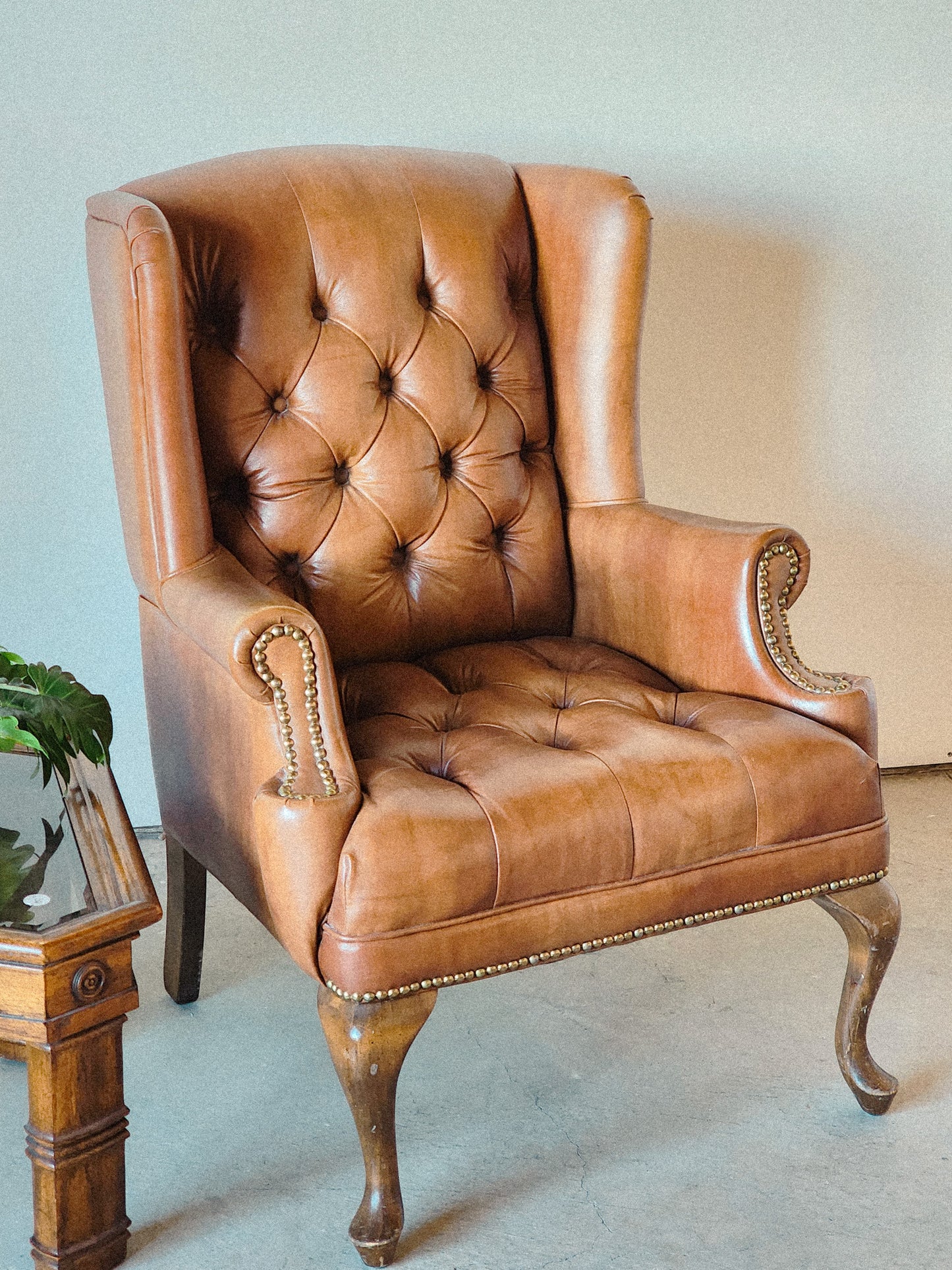 Tufted Leather Armchair - Reclaimed Mt. Goods