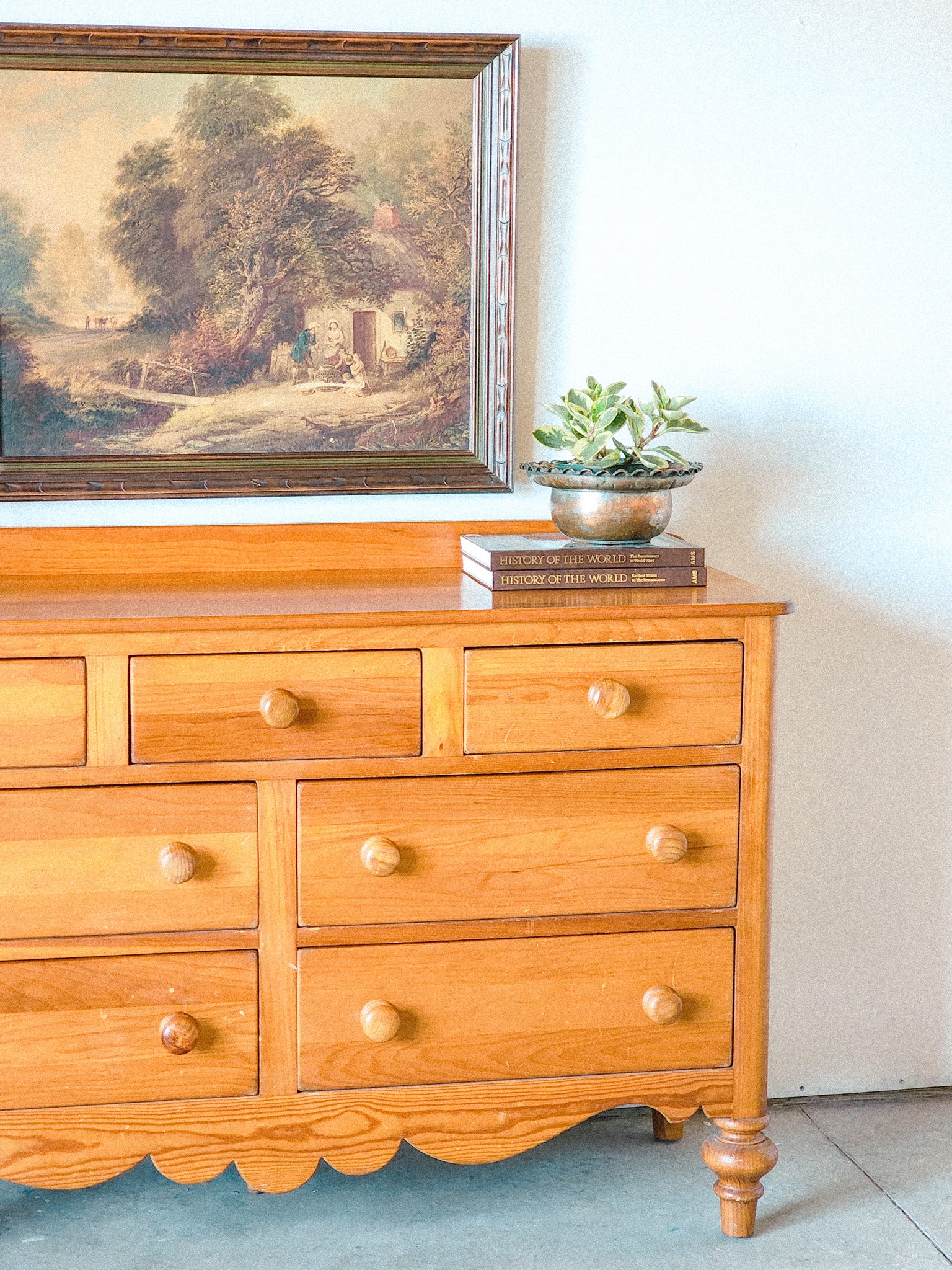 Lexington Maple Wooden 7 Drawer Dresser - Reclaimed Mt. Goods