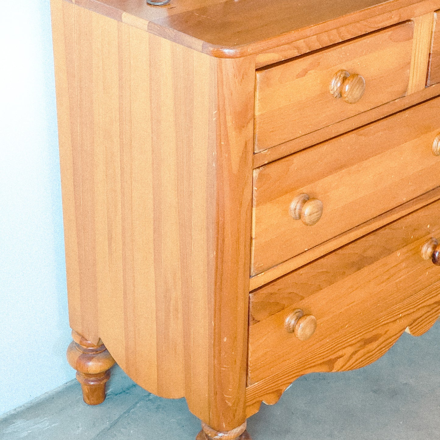 Lexington Maple Wooden 7 Drawer Dresser - Reclaimed Mt. Goods