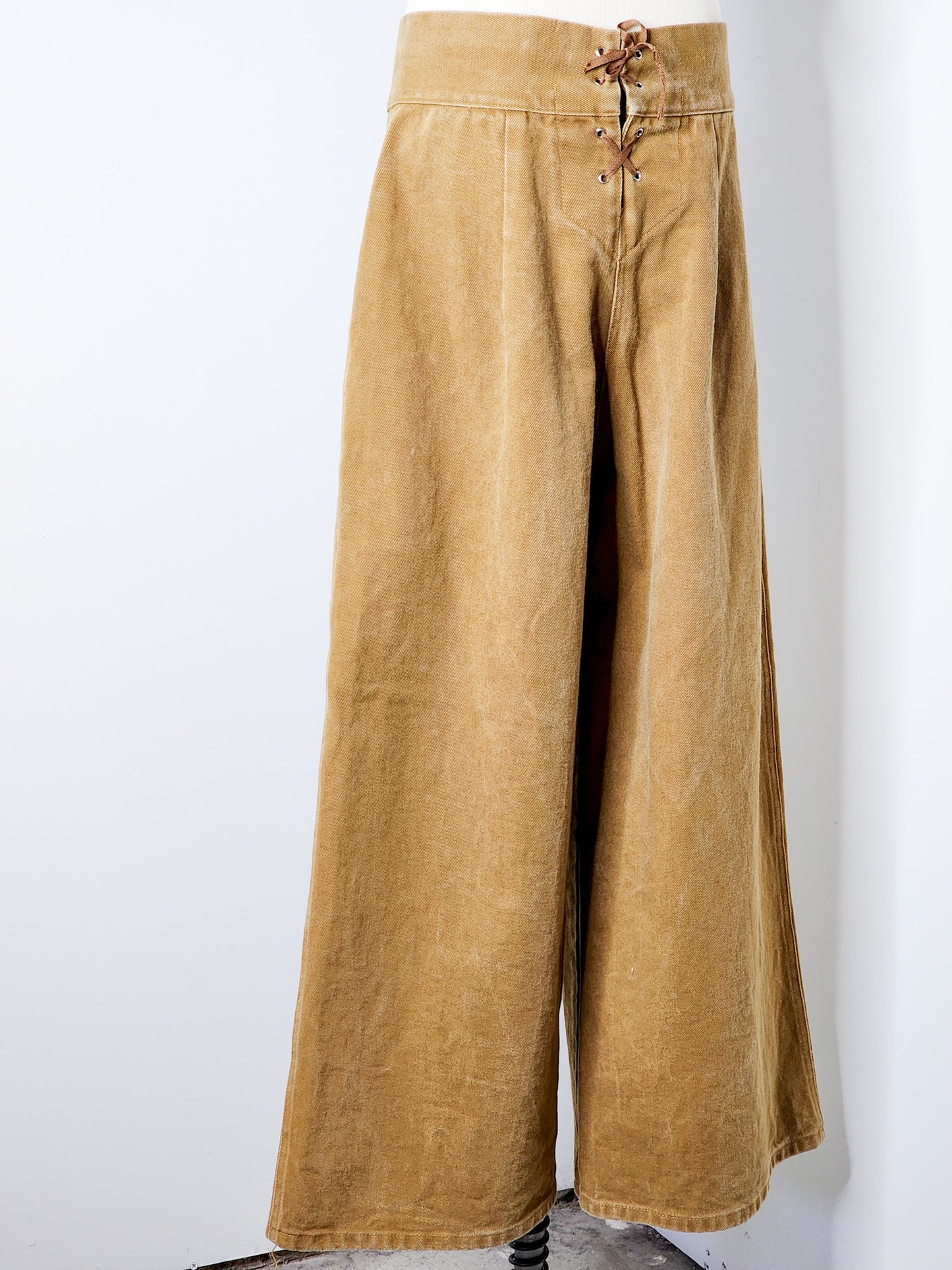 Khaki Sailor Pants/Trousers - Reclaimed Mt. Goods