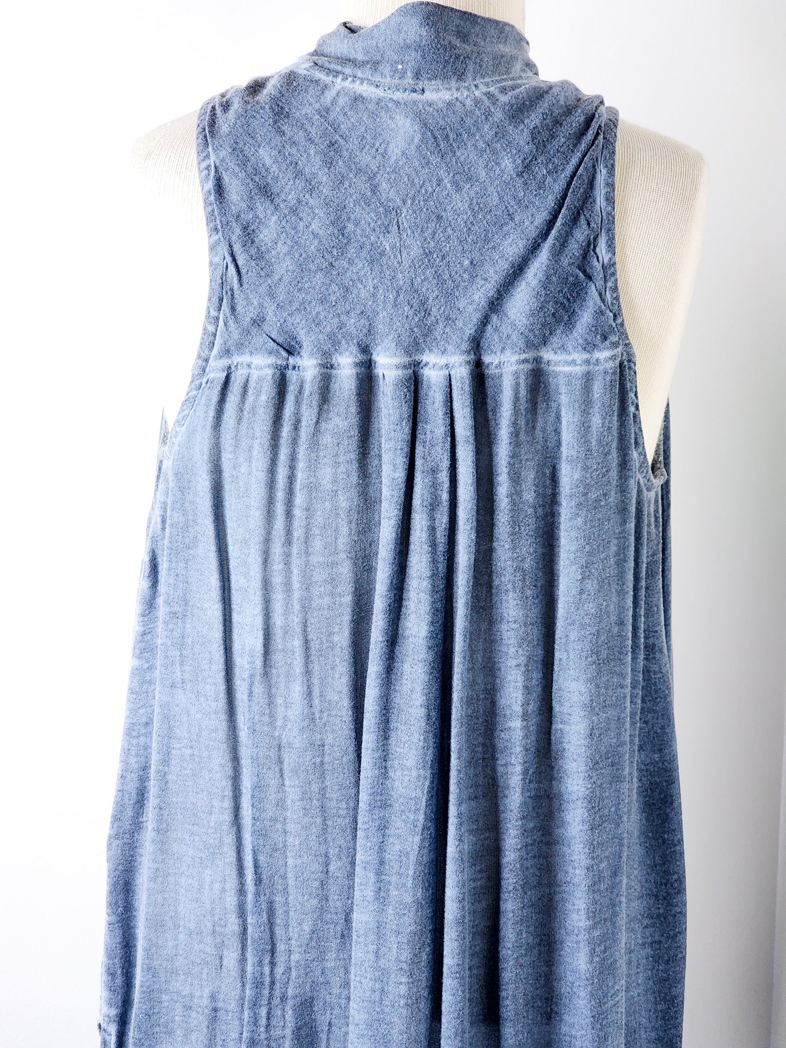 Tuck In Top in Blue by Free People - Reclaimed Mt. Goods