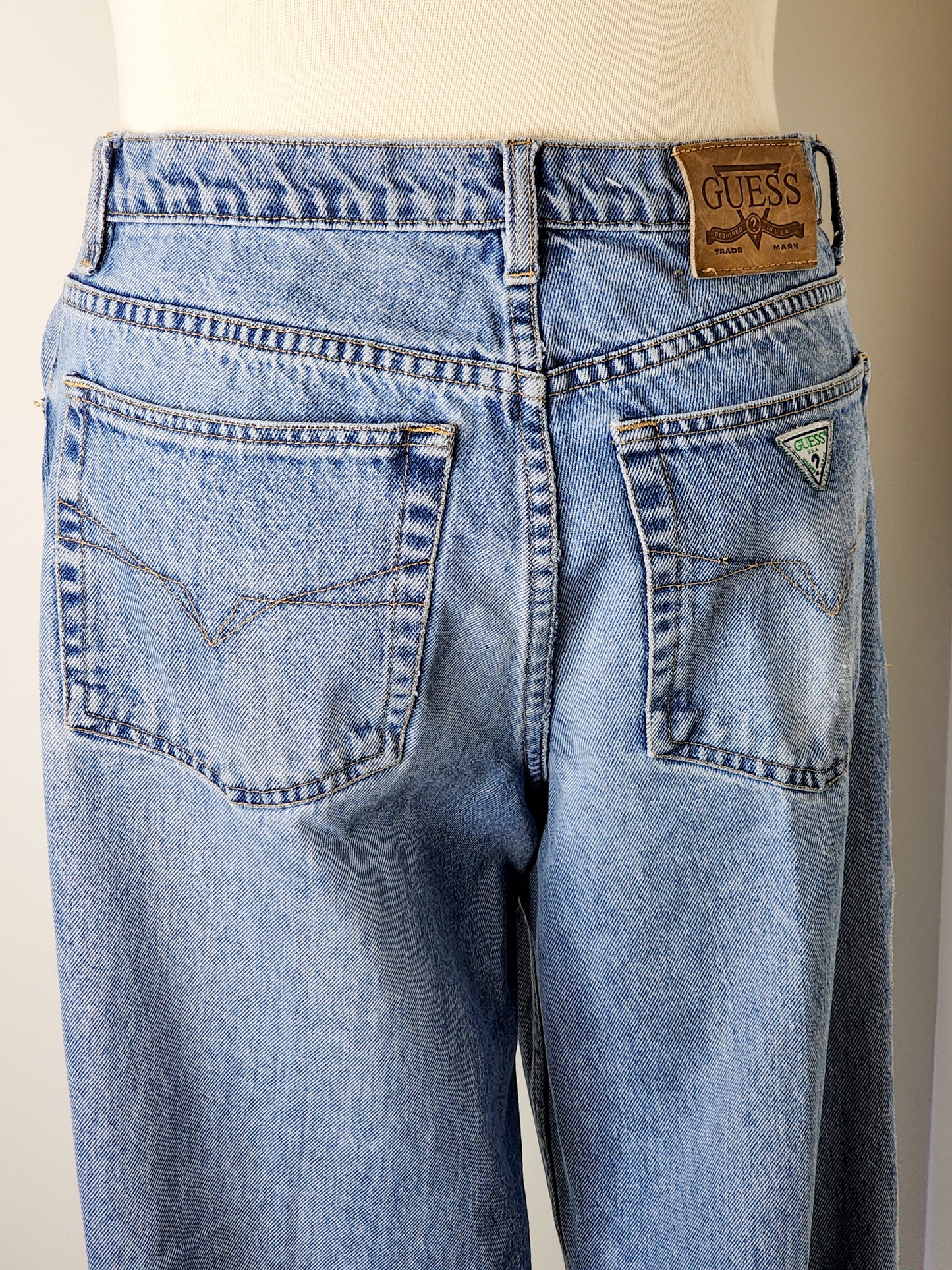 Vtg Guess Jeans Women's Classic Fit Straight High Waist Mom Jeans