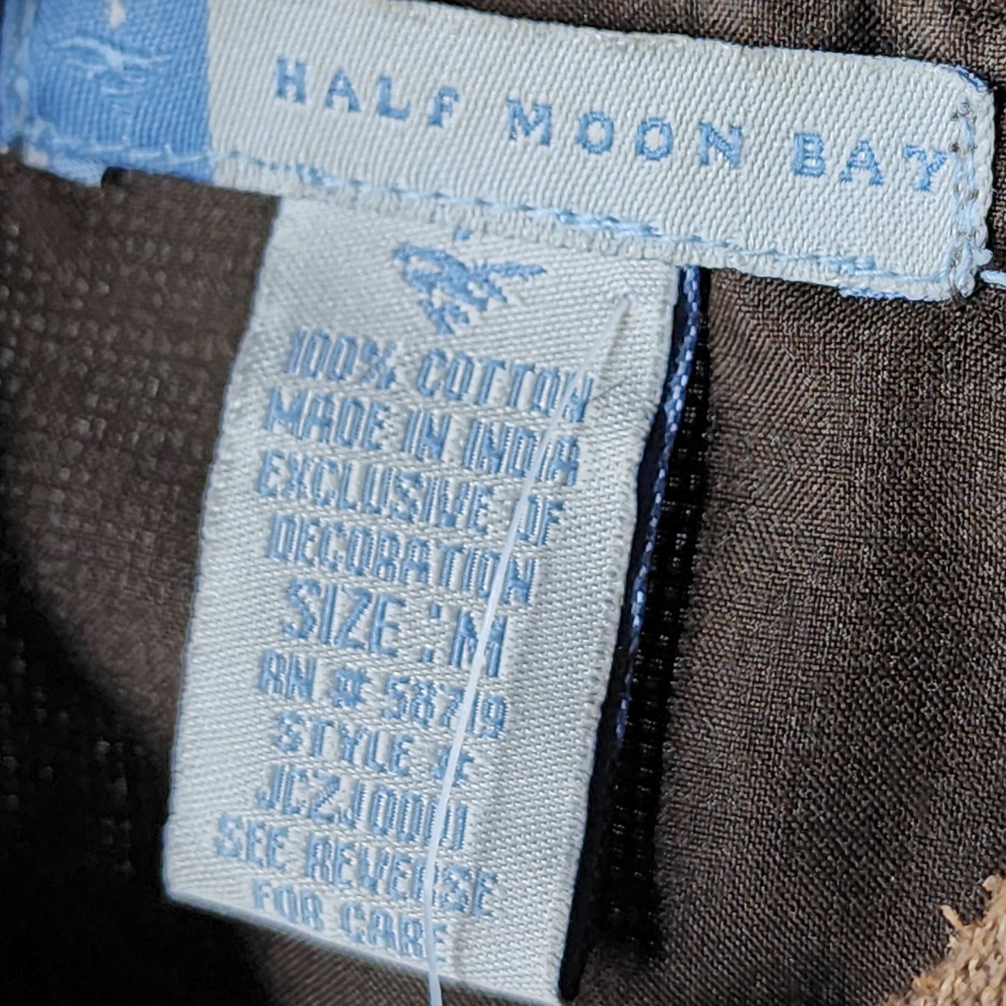 Half Moon Bay 100% Cotton Embroidered Shacket Tagged M