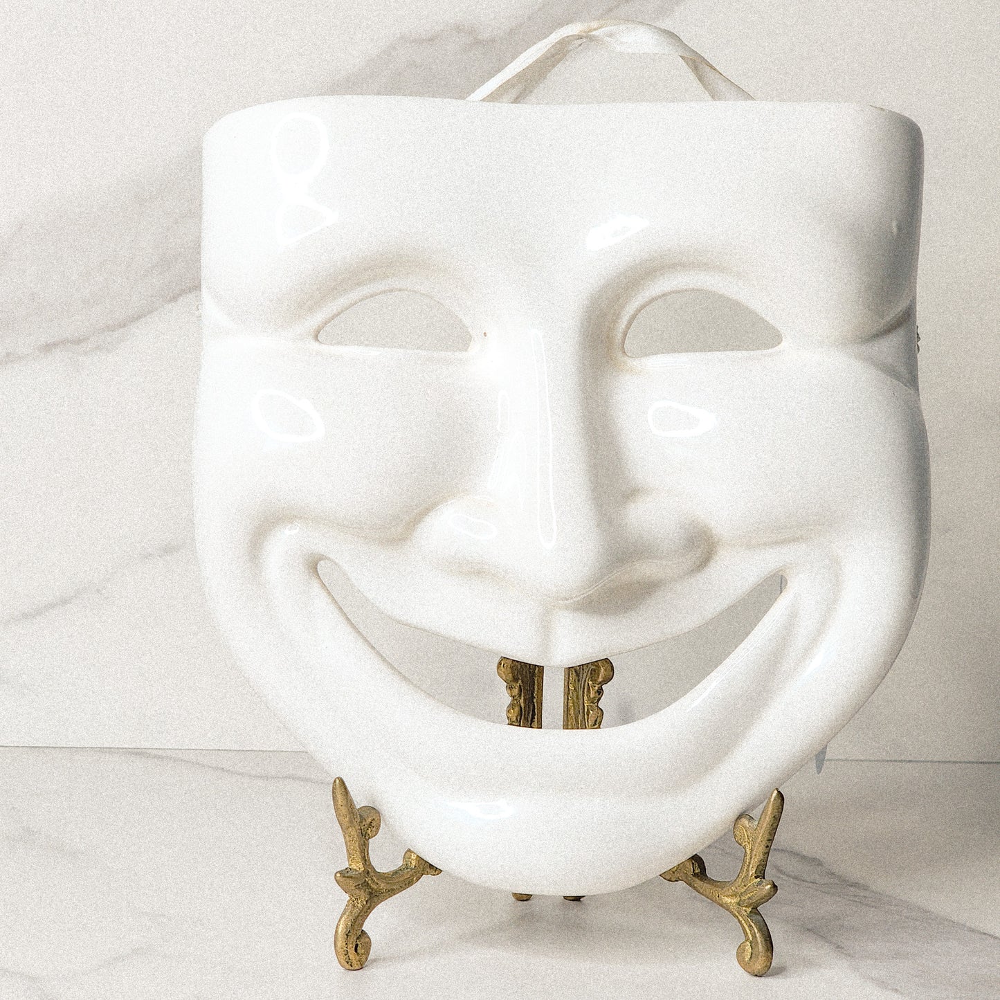 Vtg Ceramic Hanging Wall Mask