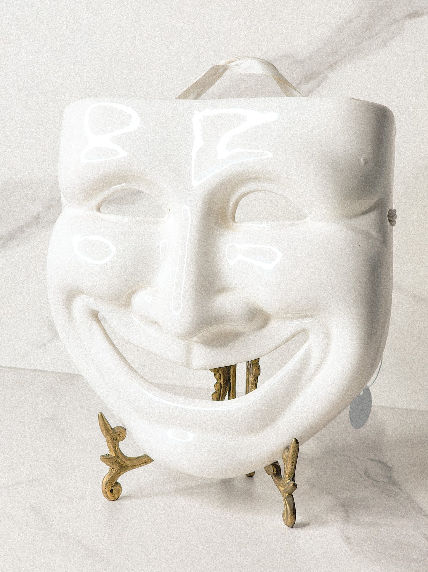 Vtg Ceramic Hanging Wall Mask