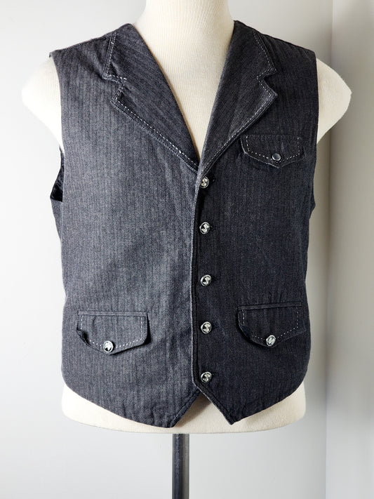 Western Style Vest by Moonshine Tagged L