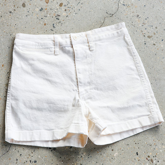 Madewell Cream Emmett High Waisted Shorts Tagged 27